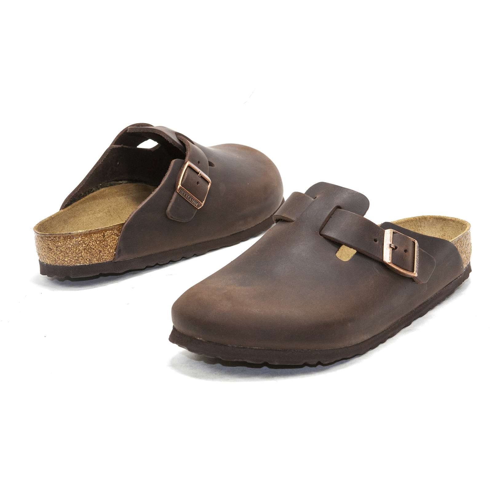 Birkenstock Men Boston Oiled Leather Clogs