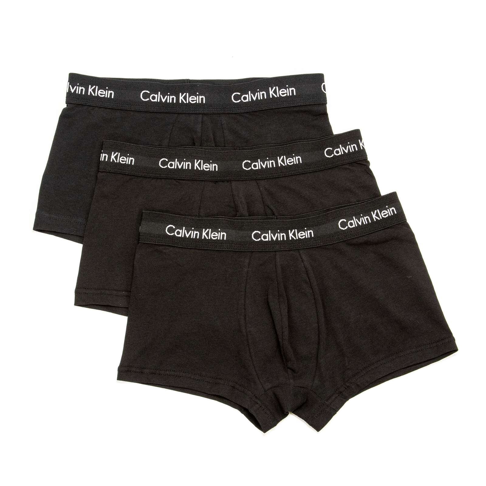 Calvin Klein Men Cotton Stretch Low Rise 3-Pack Trunk Set