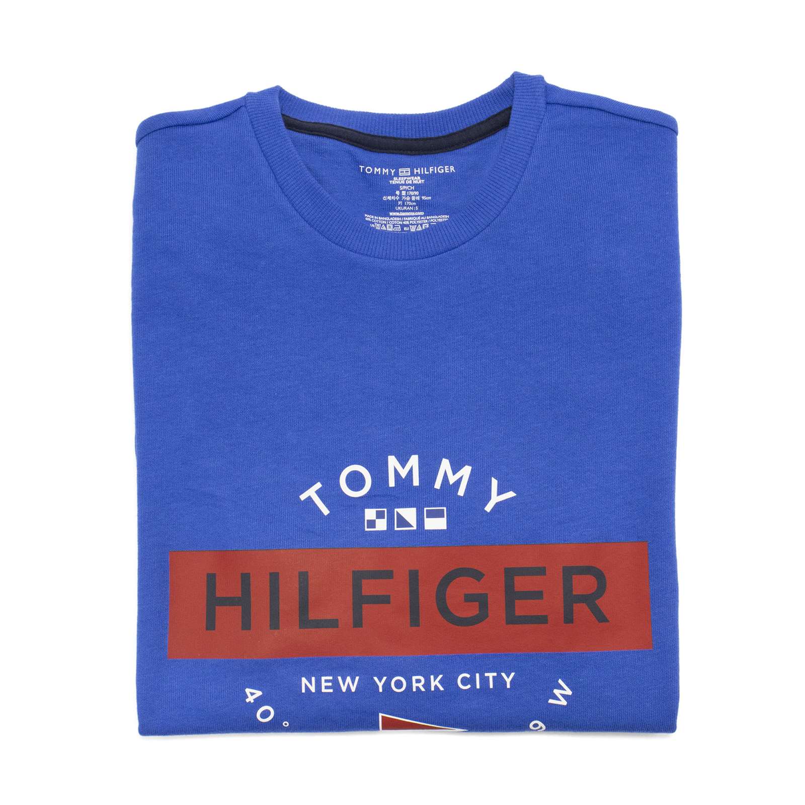 Tommy Hilfiger Men Graphic French Terry Long Sleeve Shirt
