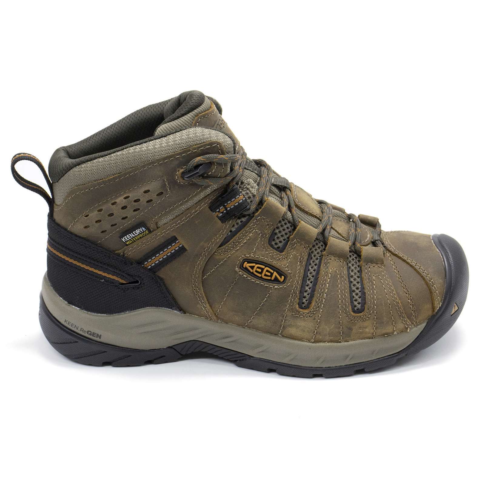 Keen Men Flint 2 Mid Height Soft Toe Waterproof Non-Slip Work Boots