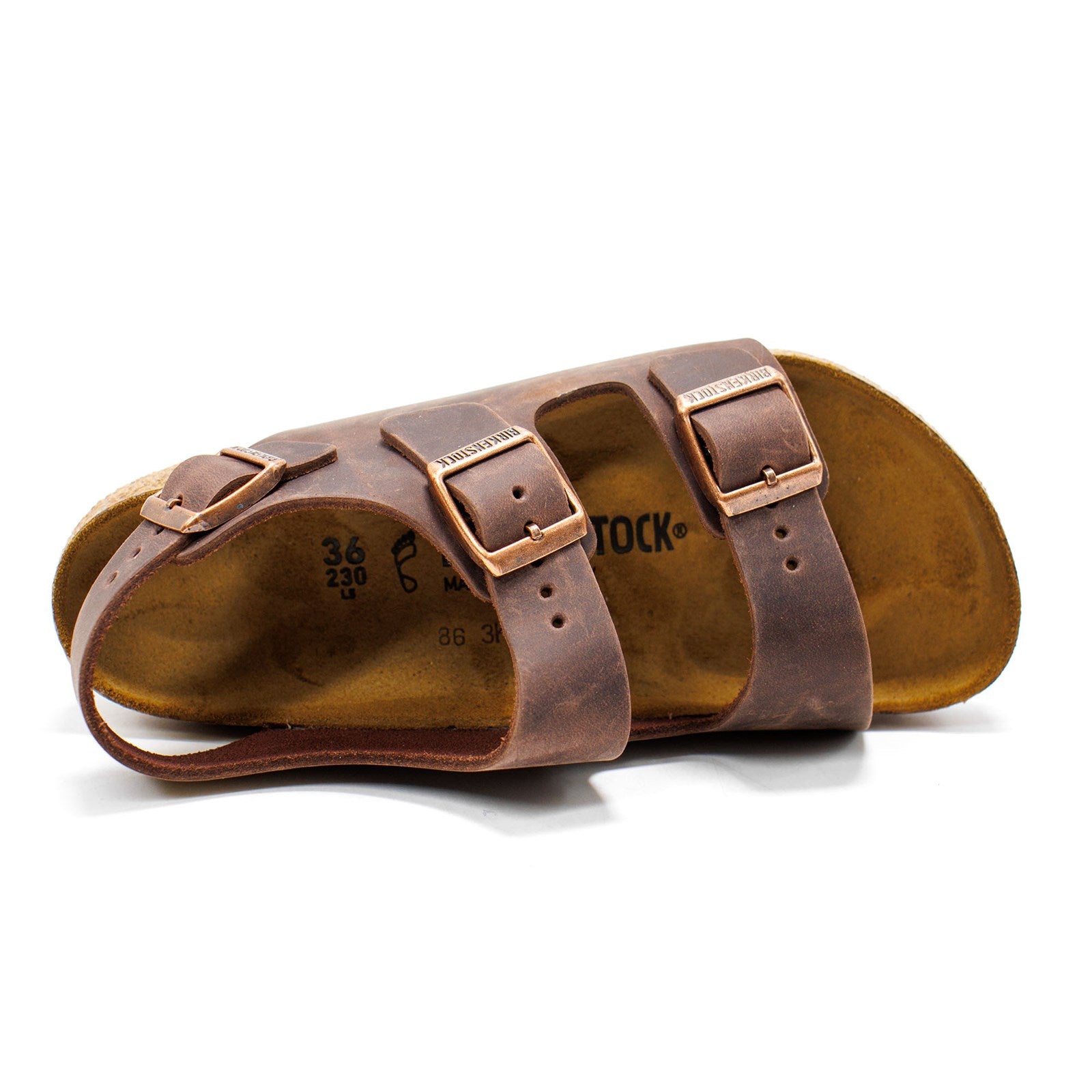 Birkenstock Men Milano Oiled Leather Sandal
