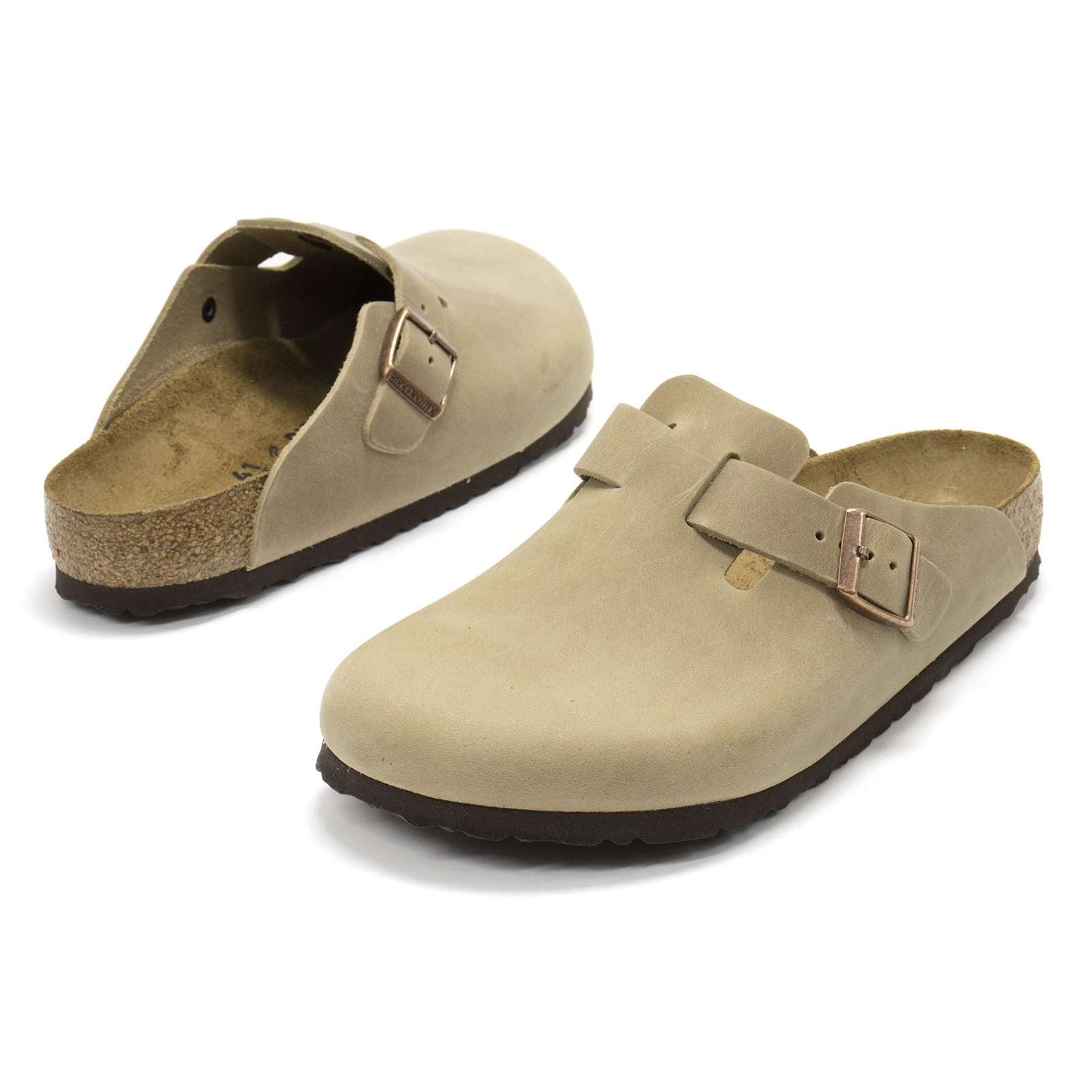 Birkenstock Men Boston Oiled Leather Clogs