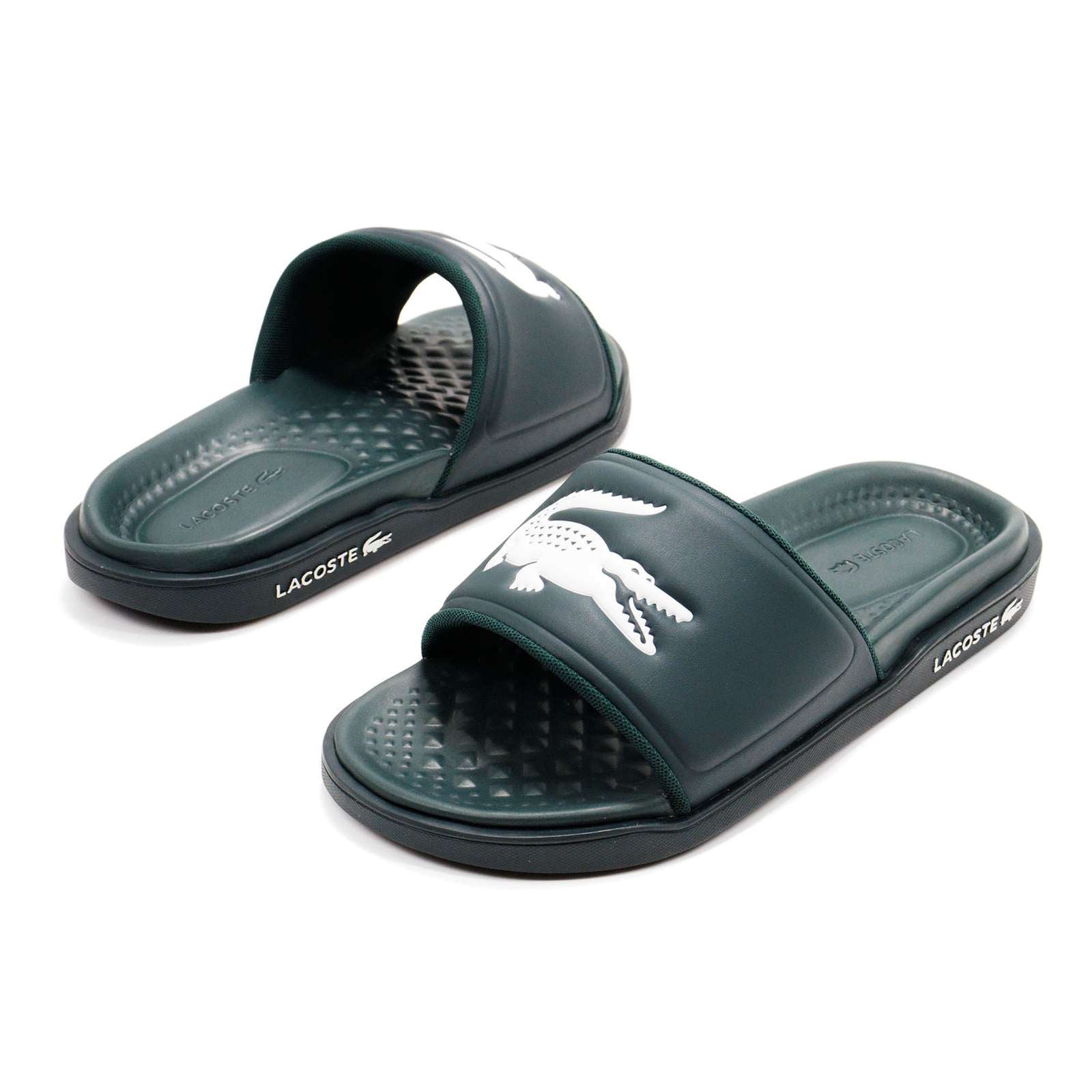 Lacoste Men Croco Dualiste 0922 1 Slide Sandals