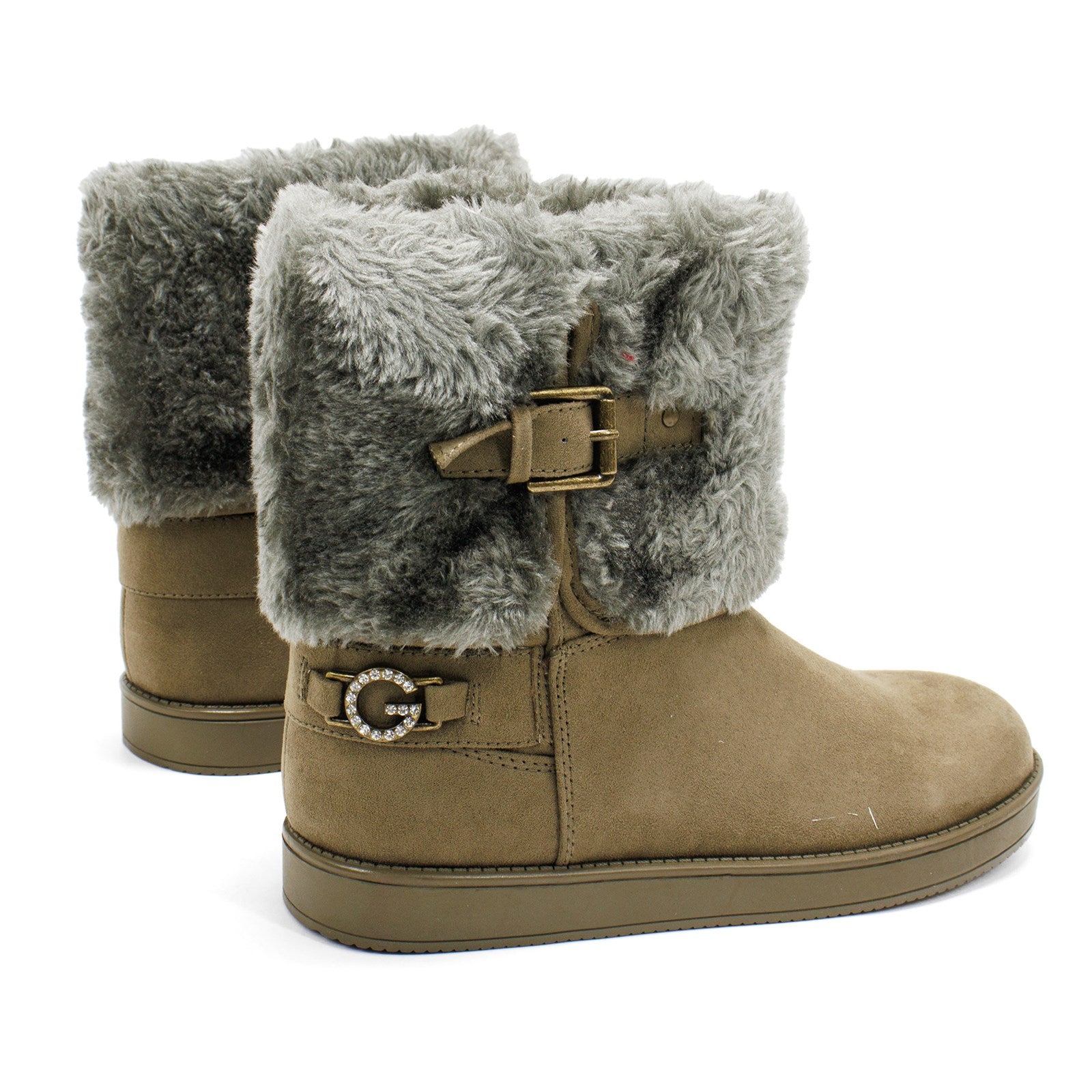 Gbg Women Aleya Faux Fur Ankle Boots