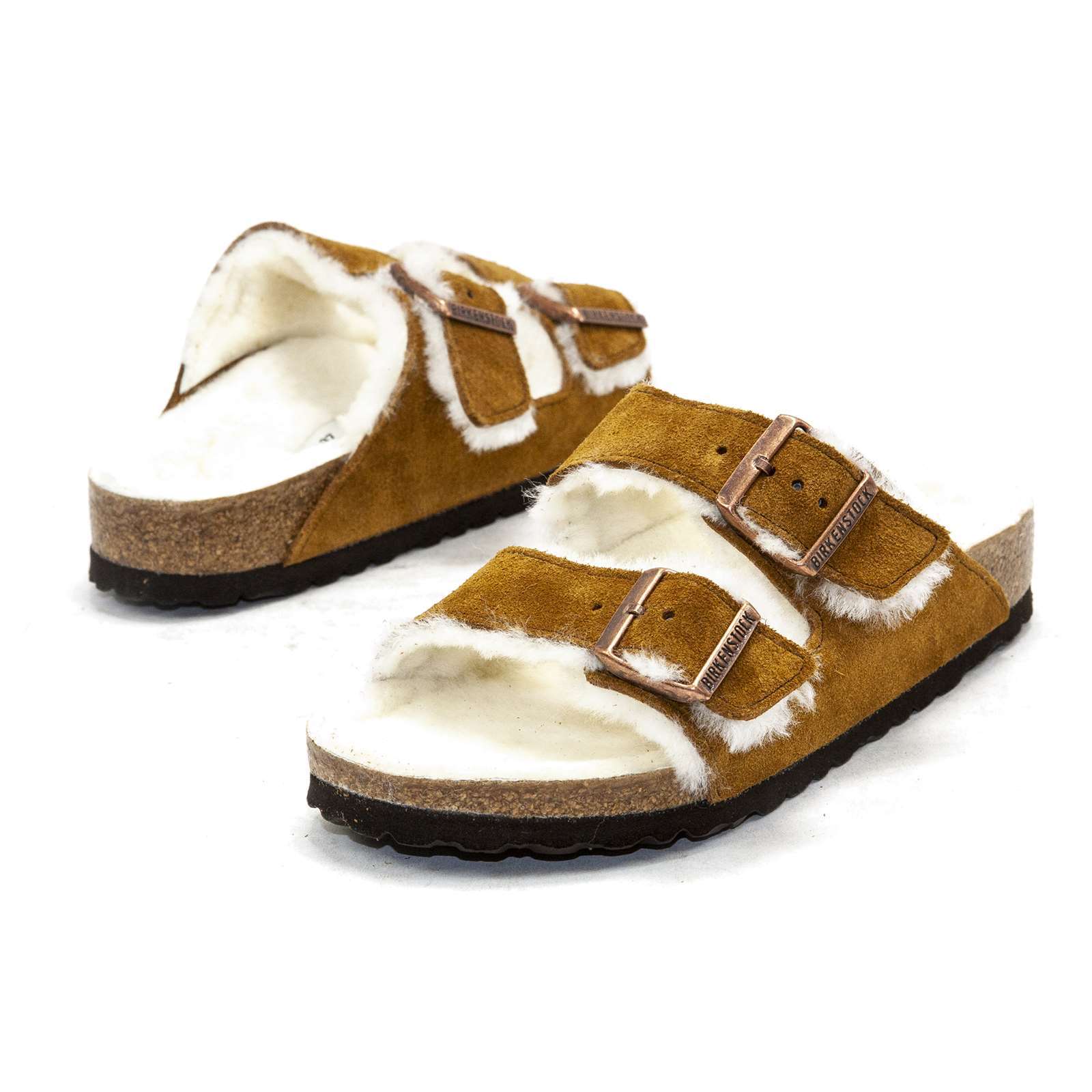 Birkenstock Men Arizona Shearling Sandals