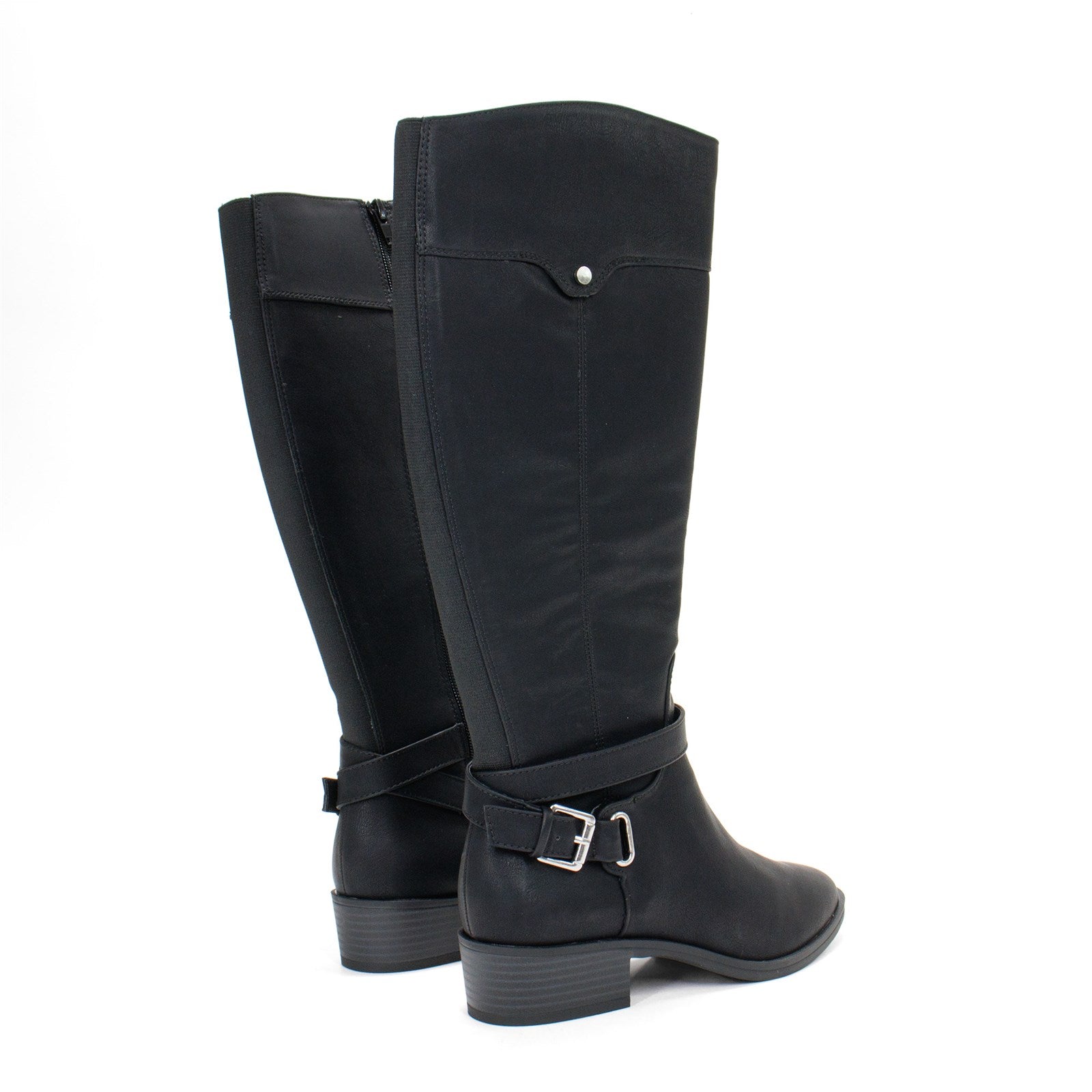 Style&Co Women Bennon Block Heel Knee High Boots