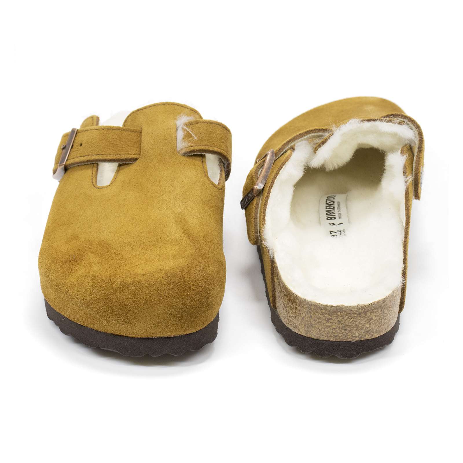 Birkenstock Women Boston Shearling Suede Clogs