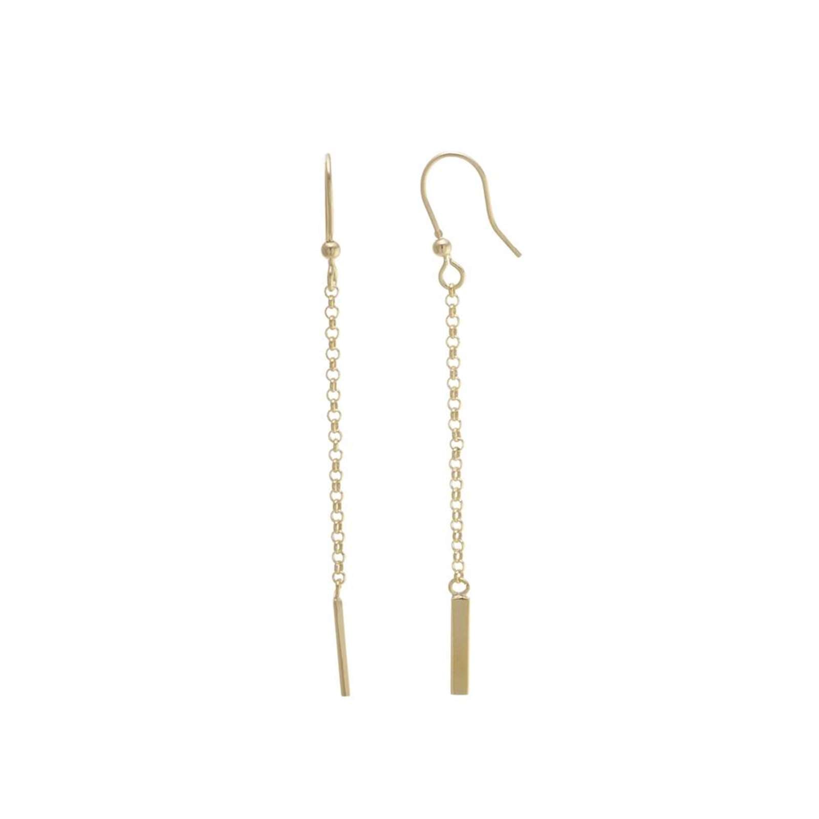 Athra Women Bar Chain Drop Earring