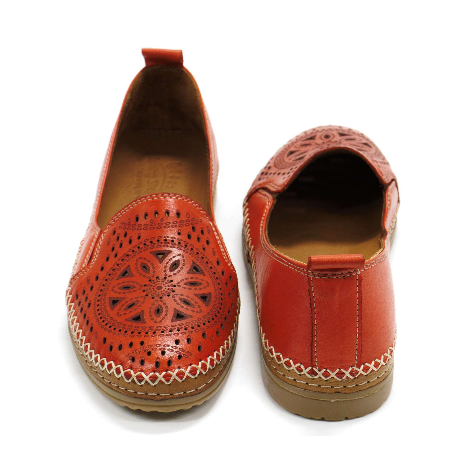 Spring Step Women Ingrid Perforated Leather Slip-On