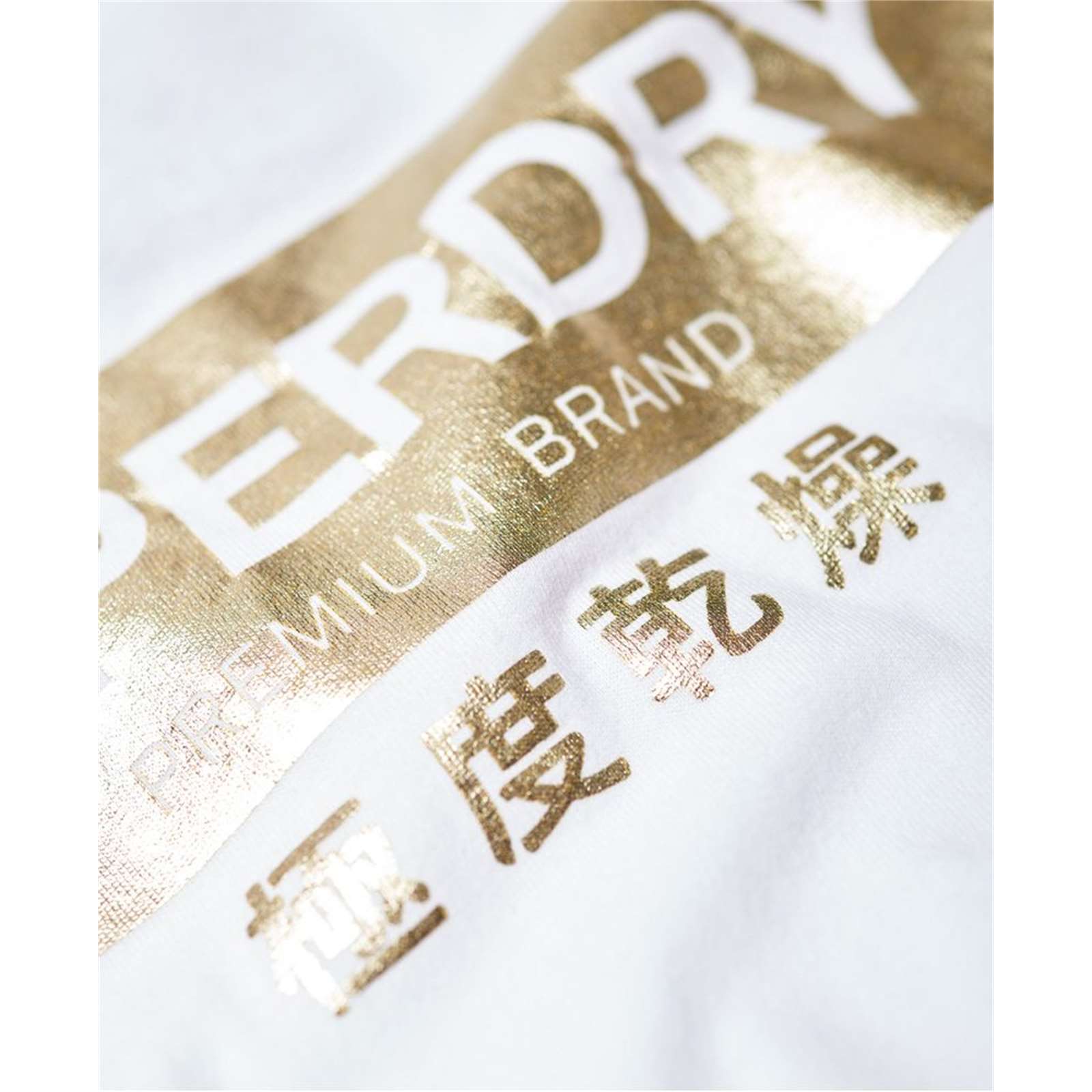 Super Dry Women Premium Brand Foil Portland Tee