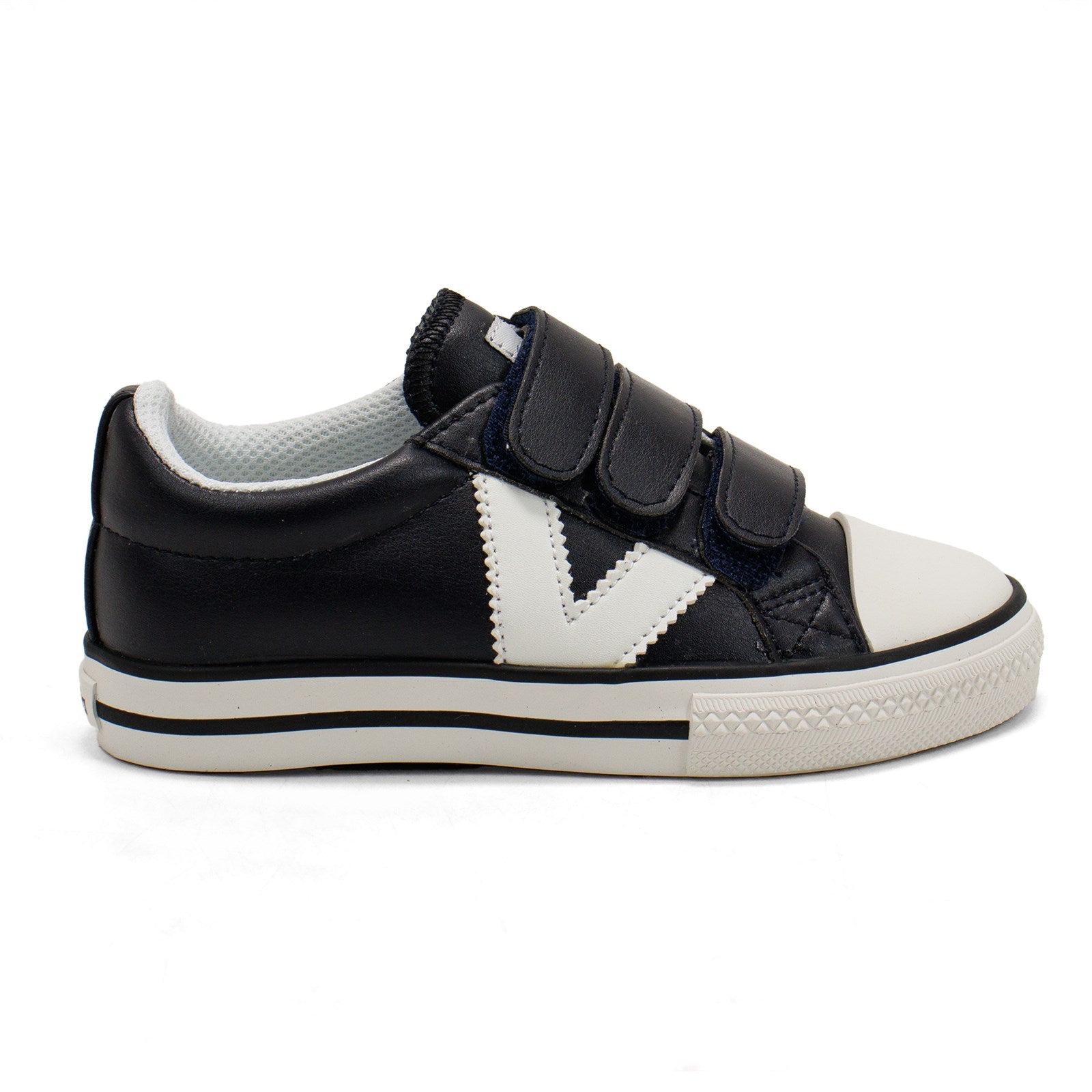 Victoria Toddler Tribu Contrast Faux Leather Straps Sneaker