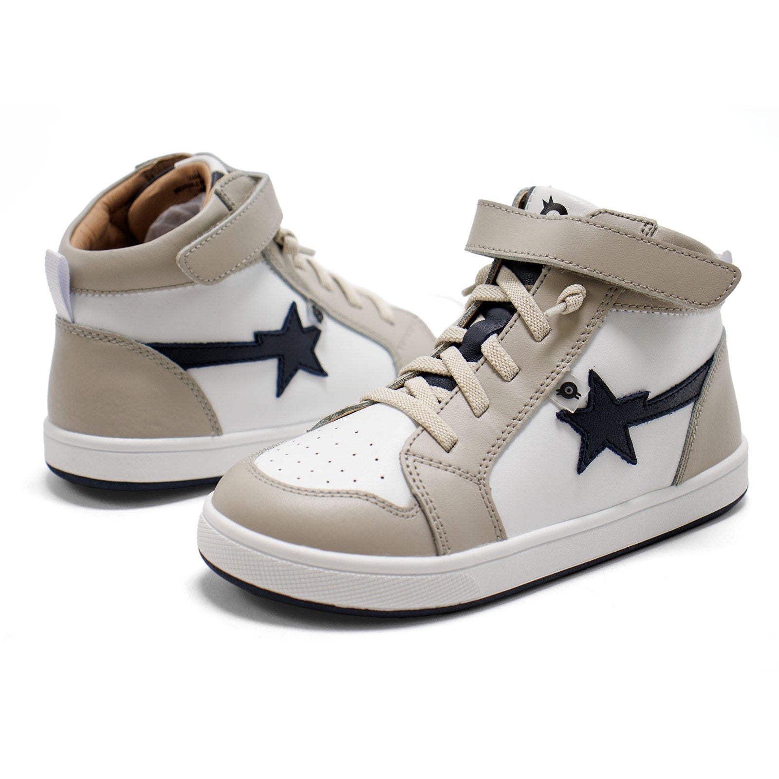 Old Soles Boy Team Star High Top Lace-Up Sneakers