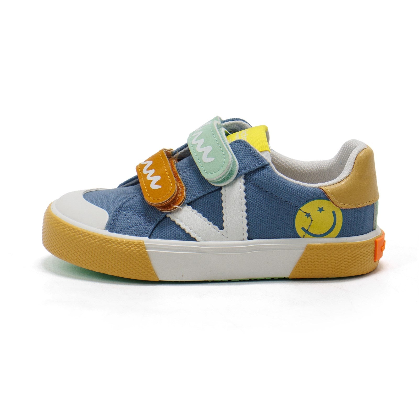 Victoria Toddler Tribu Multicolour Print Strap Sneakers