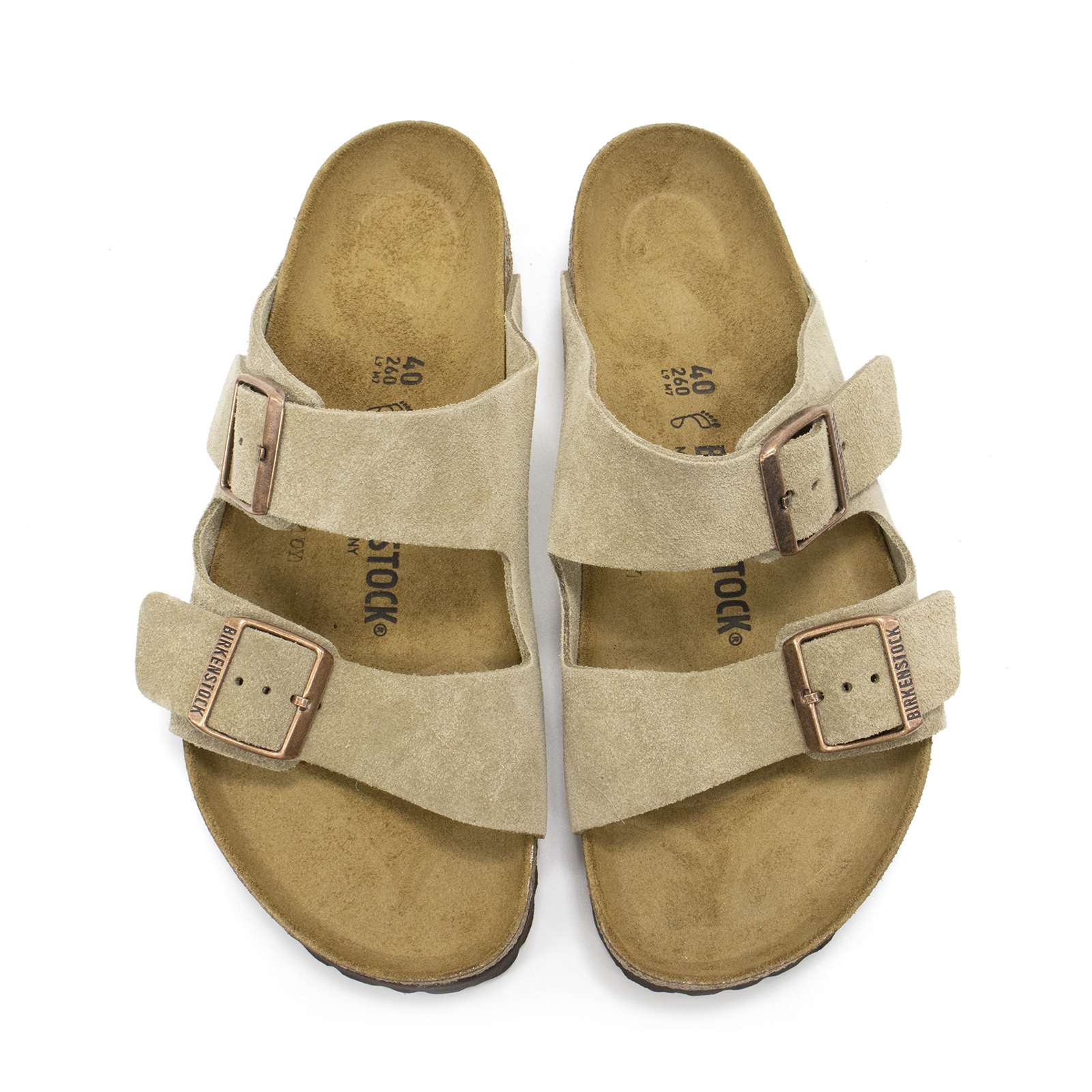 Birkenstock Men Arizona Suede Sandals