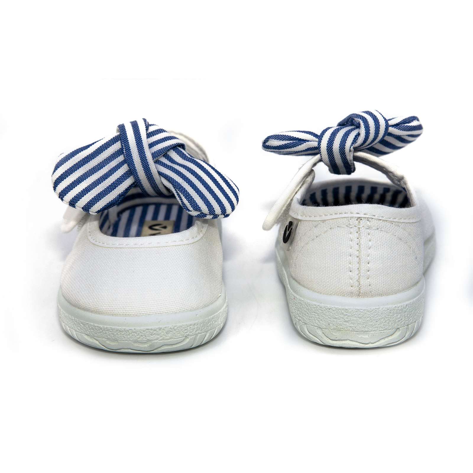 Victoria Toddler Slip On Canvas Bow Shoes