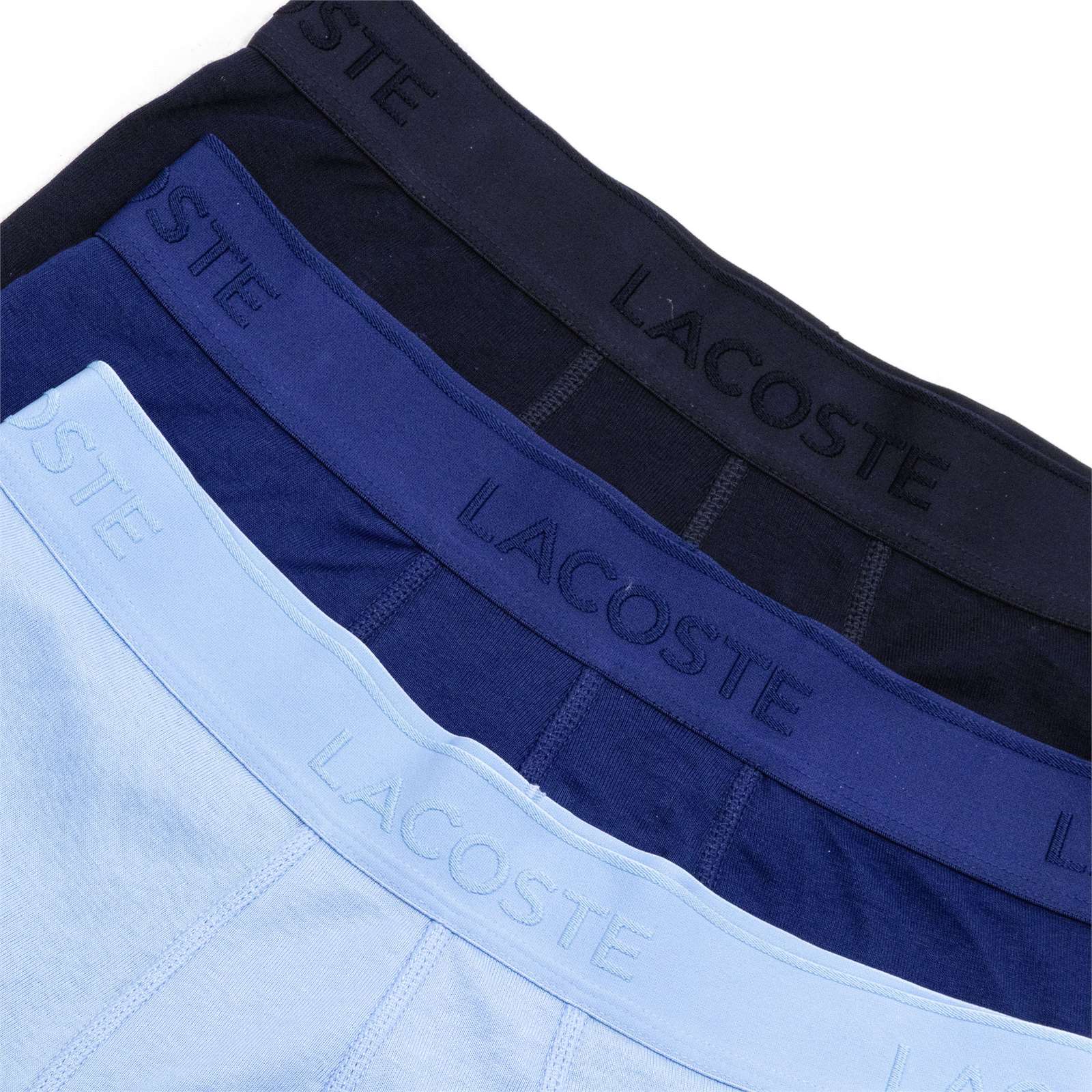 Lacoste Men Essentials Classic 3-Pack Cotton Trunks