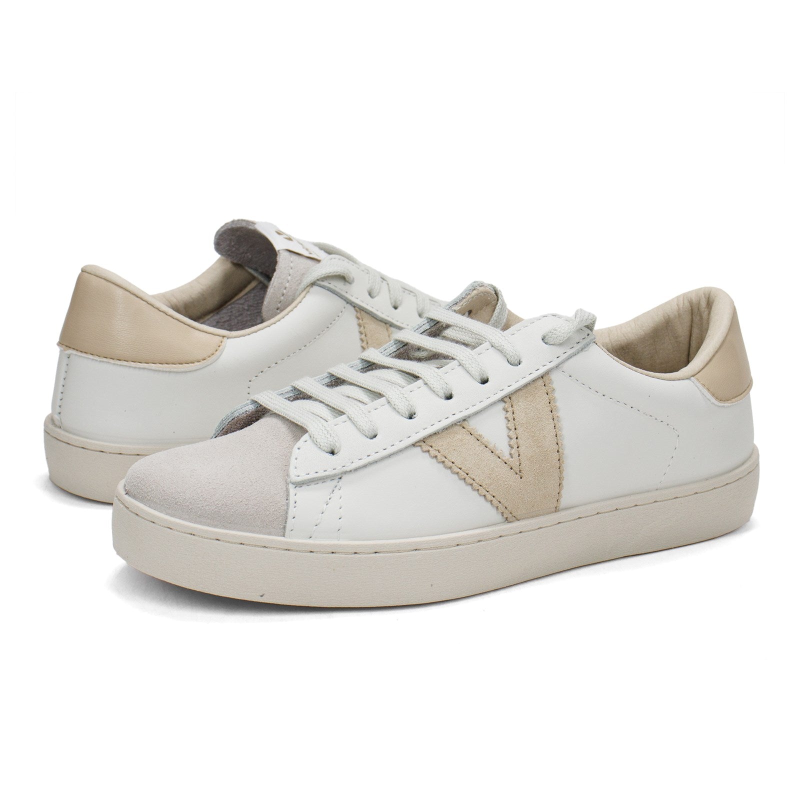 Victoria Women Berlin Casual Low Top Leather Sneakers