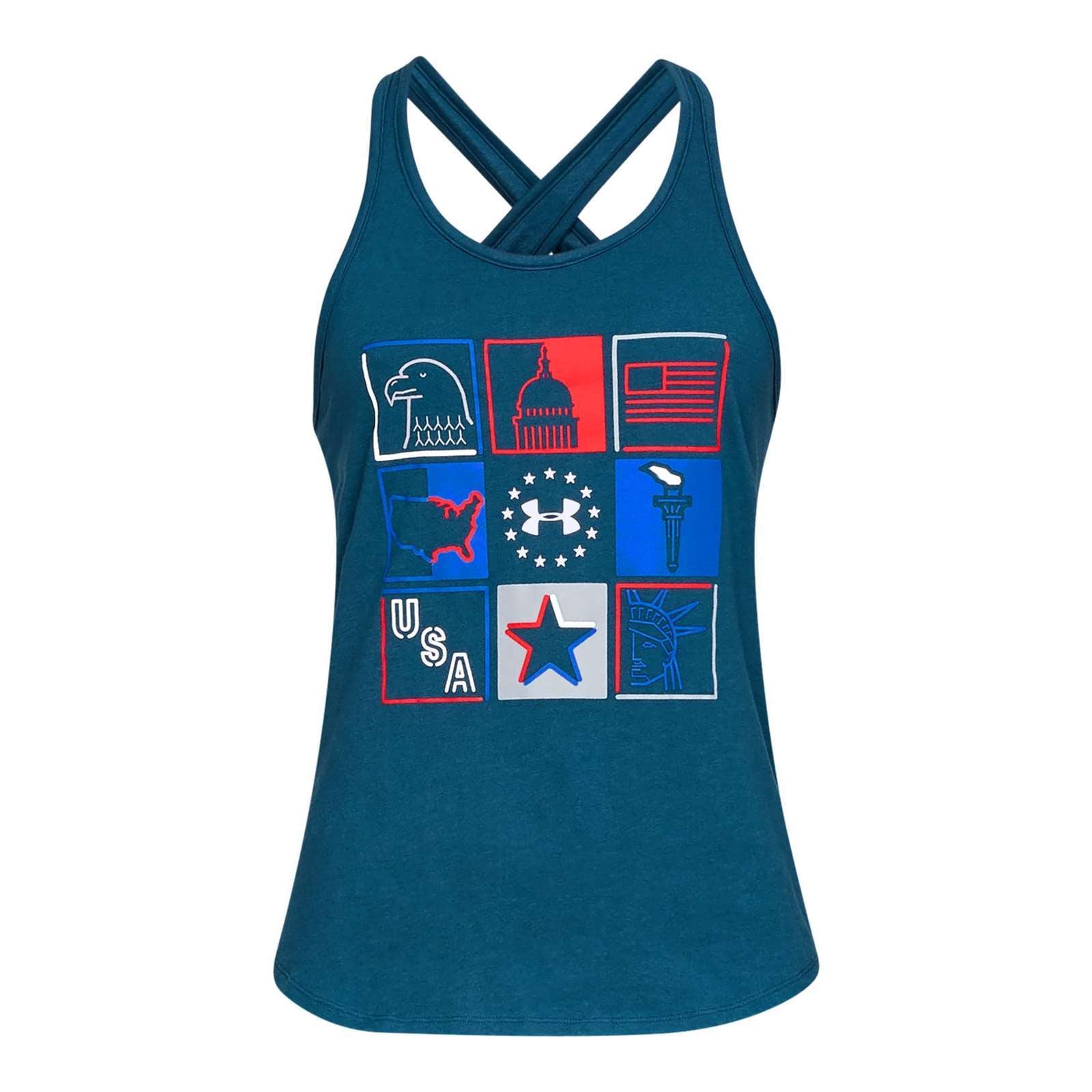 Under Armour Women Freedom Collage Tactical Tank Top