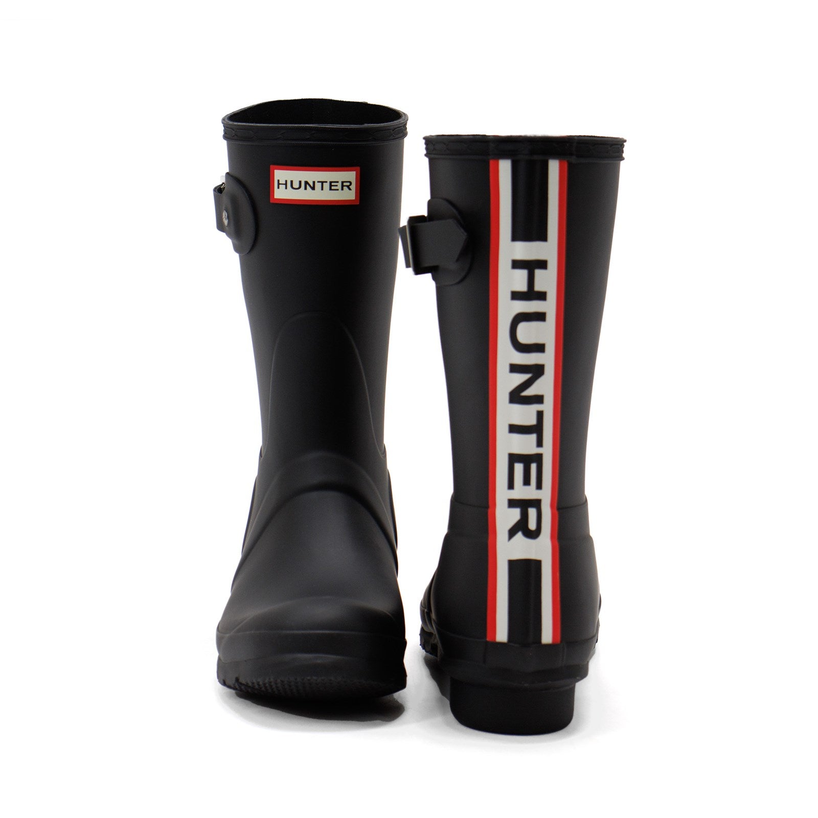 Hunter Women Original Short Logo Backstrap Rain Boot