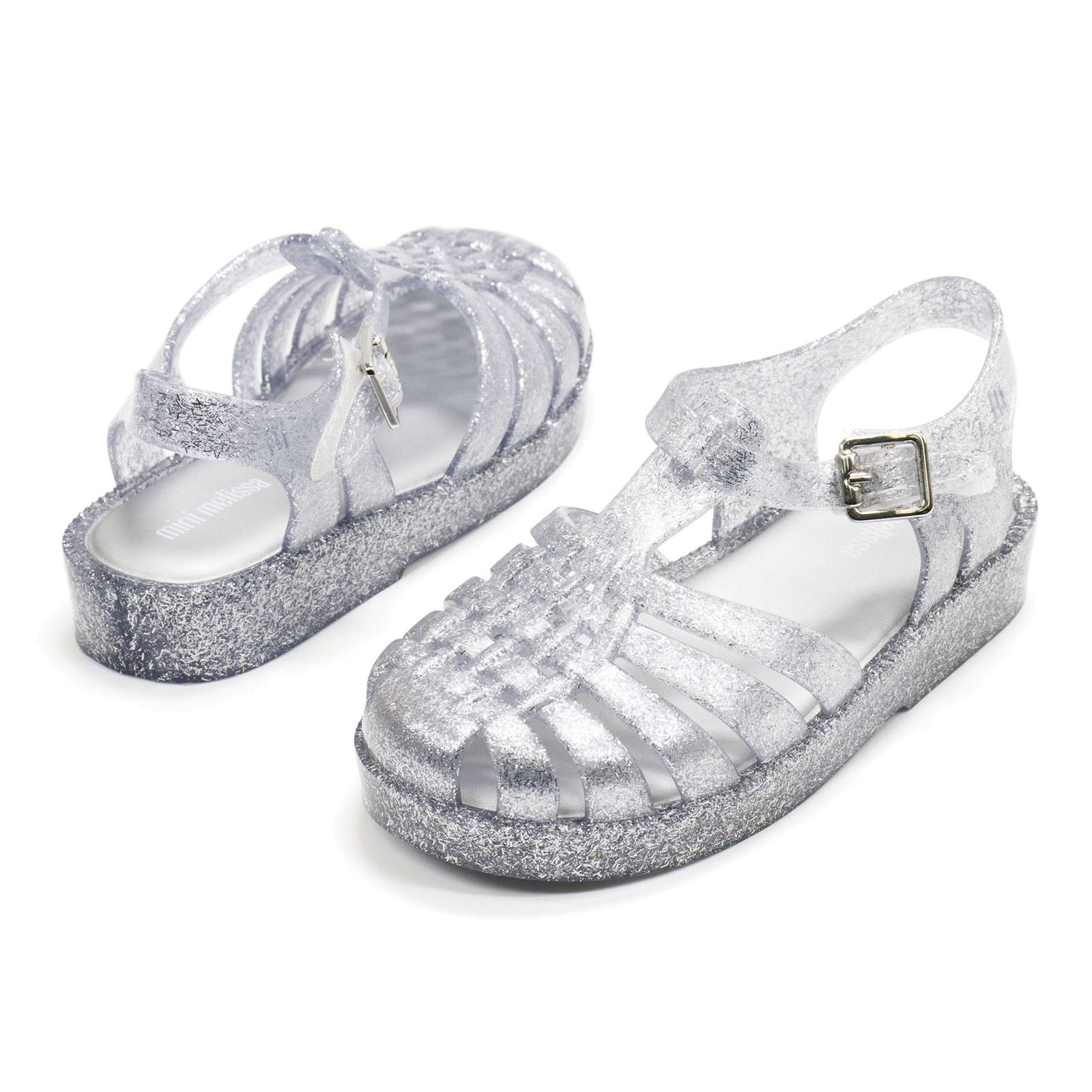 Mini Melissa Toddler Possession Glitter Jelly Sandals
