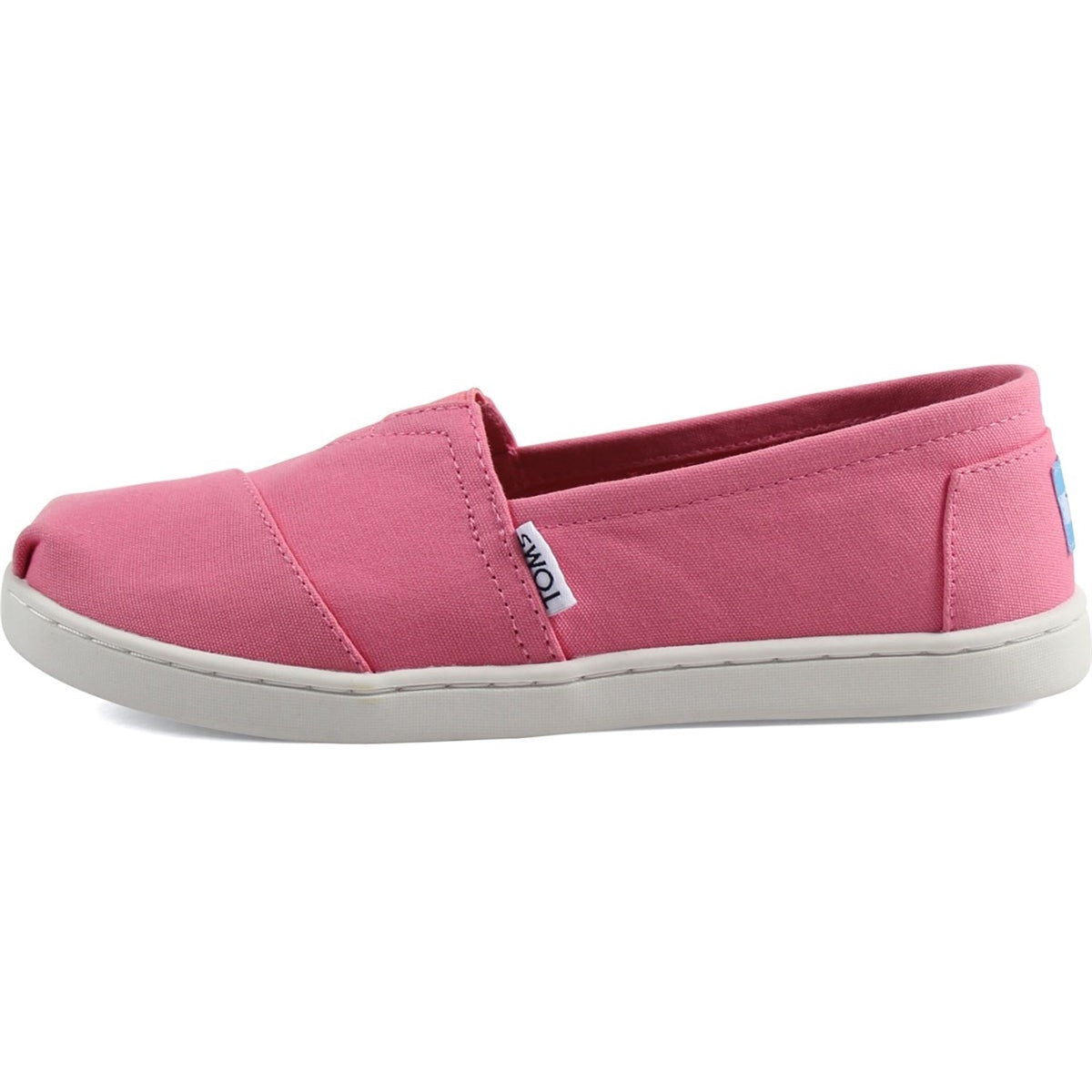 Toms Girl Classic Canvas Slip On Flats