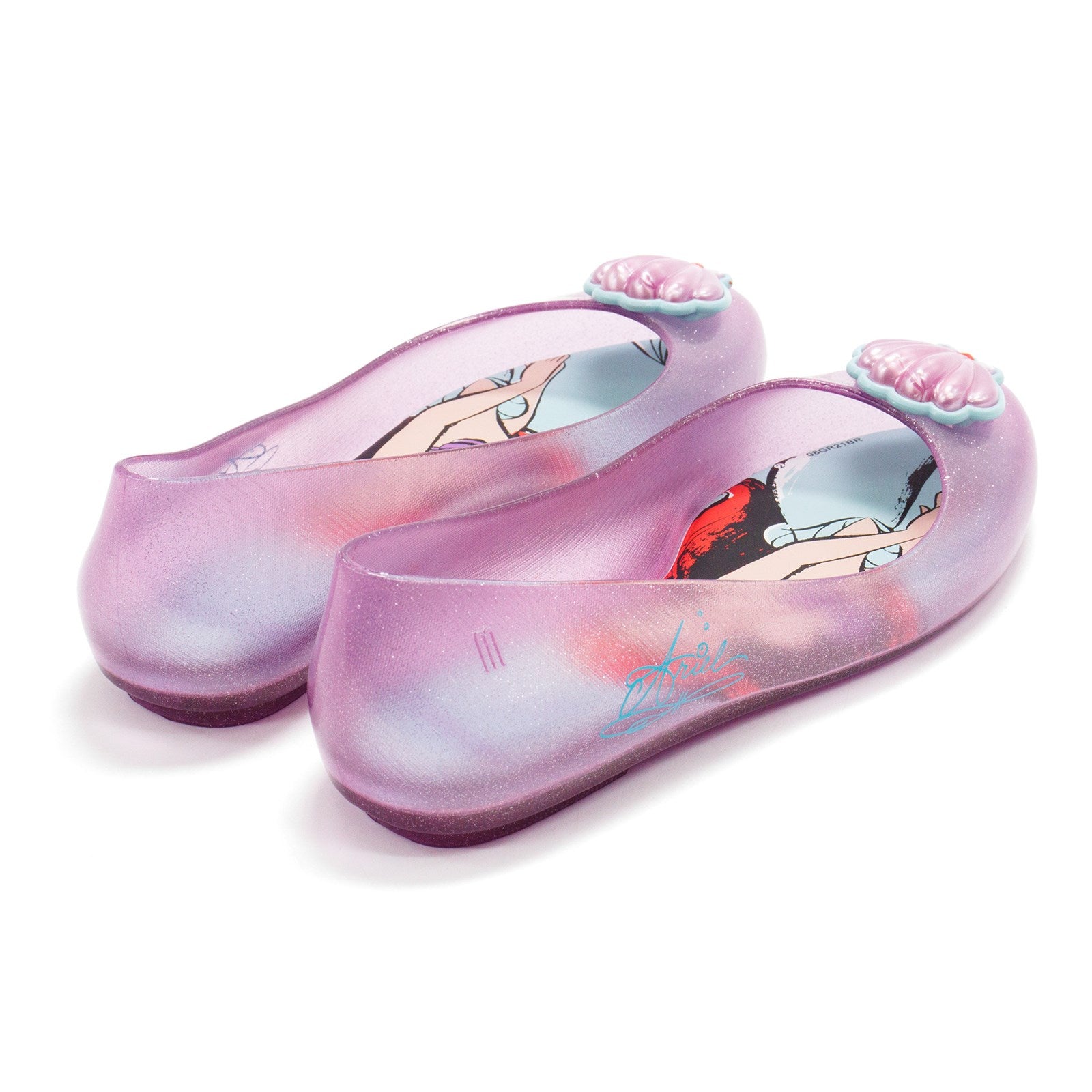 Mini Melissa Girl Sweet Love And Disney Princess Bb Ariel Little Mermaid Flats