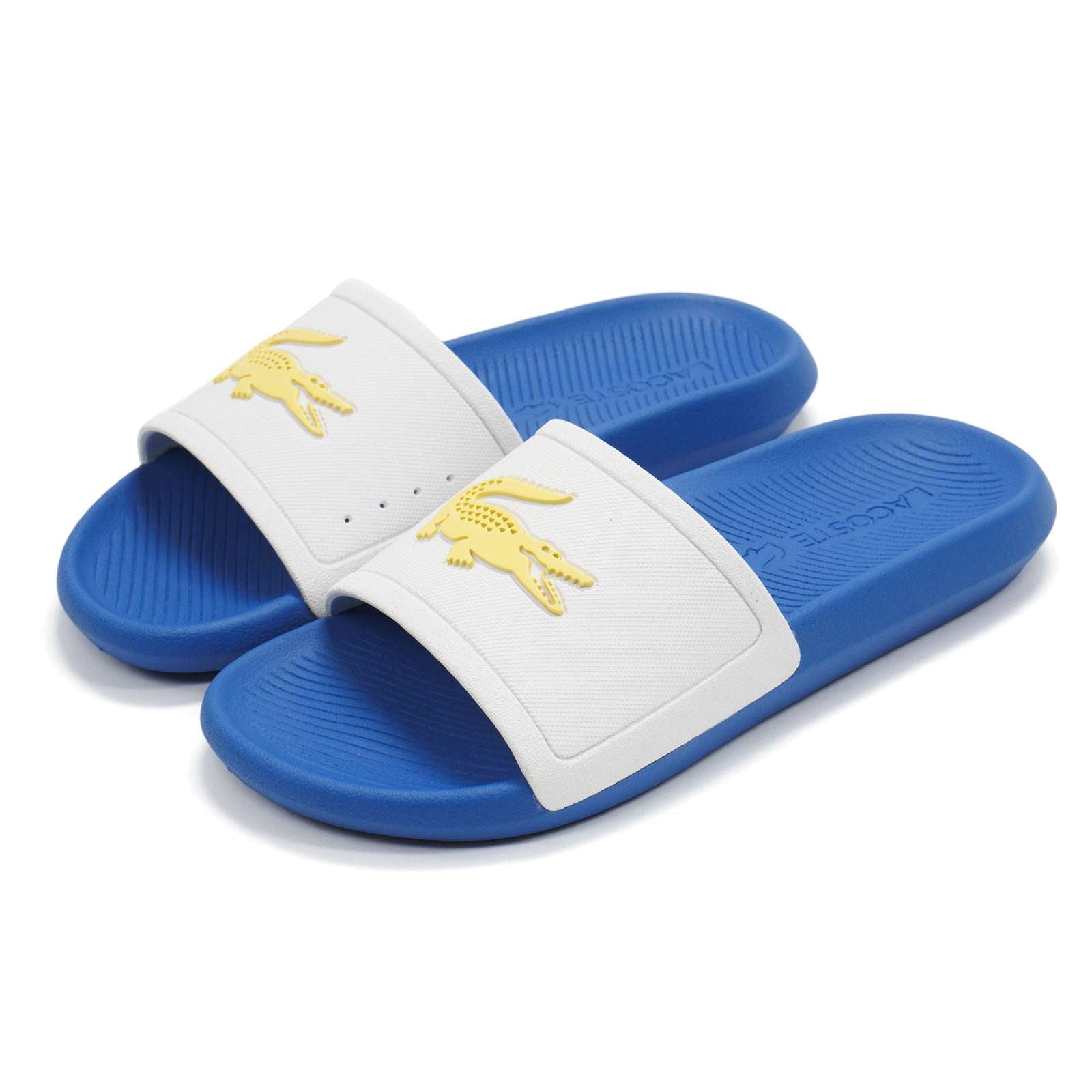 Lacoste Men Croco Slide Sandals