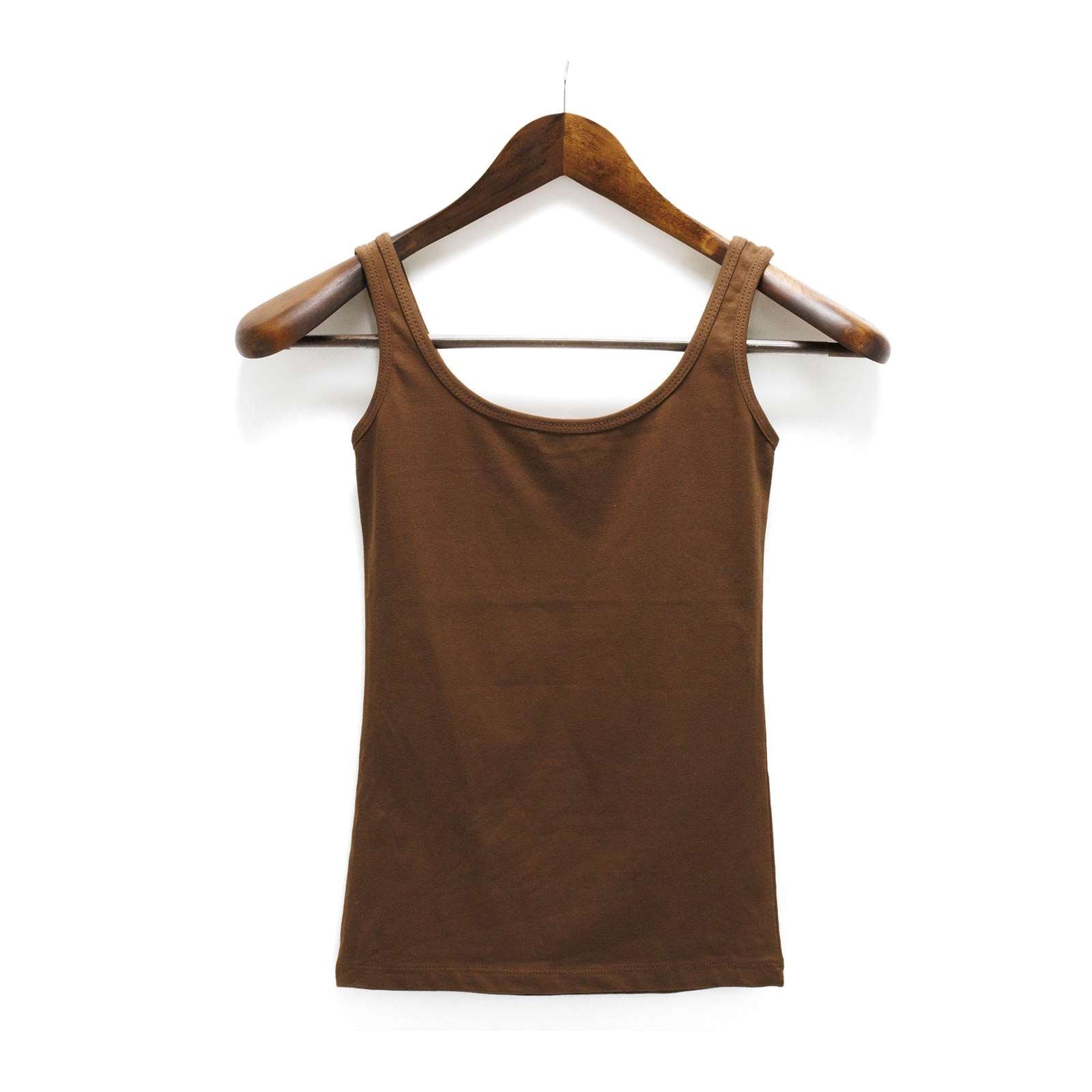 Ambar Women Basic Plain Top With Thick Straps