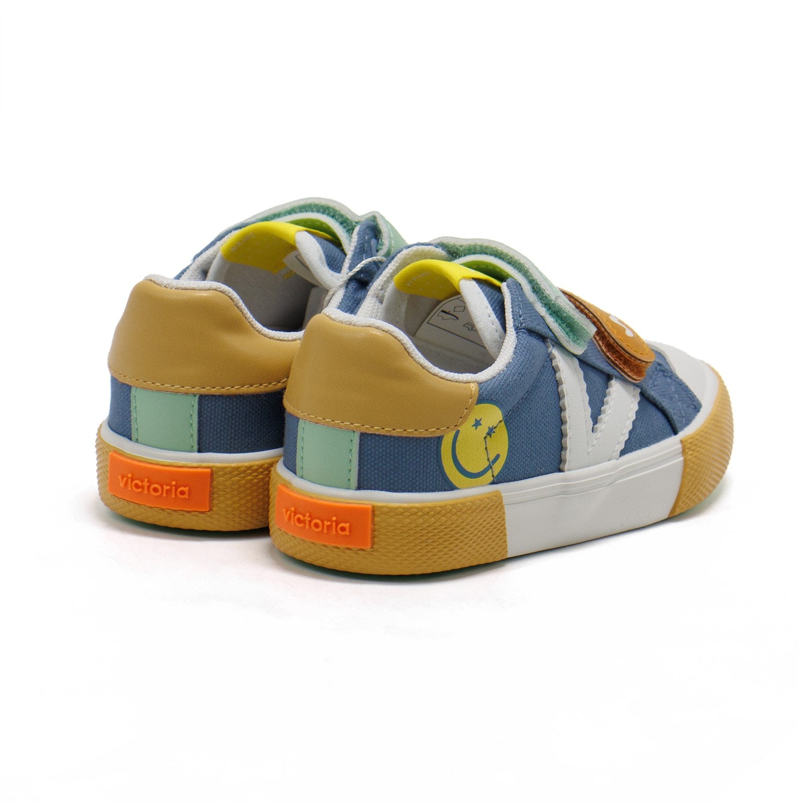 Victoria Toddler Tribu Multicolour Print Strap Sneakers