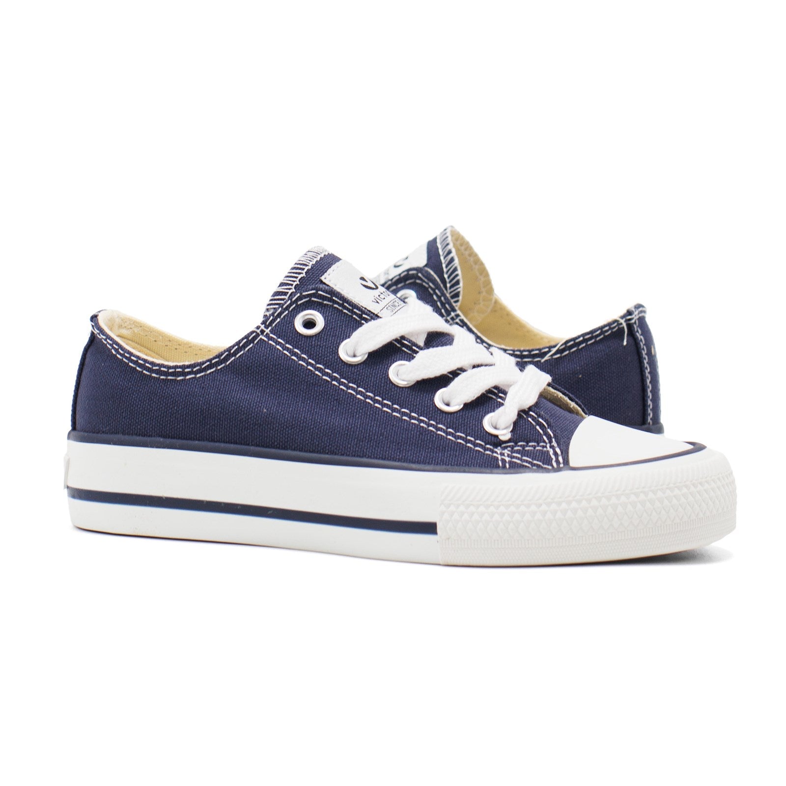 Victoria Boy Tribu Canvas Low Top Lace-Up Sneakers