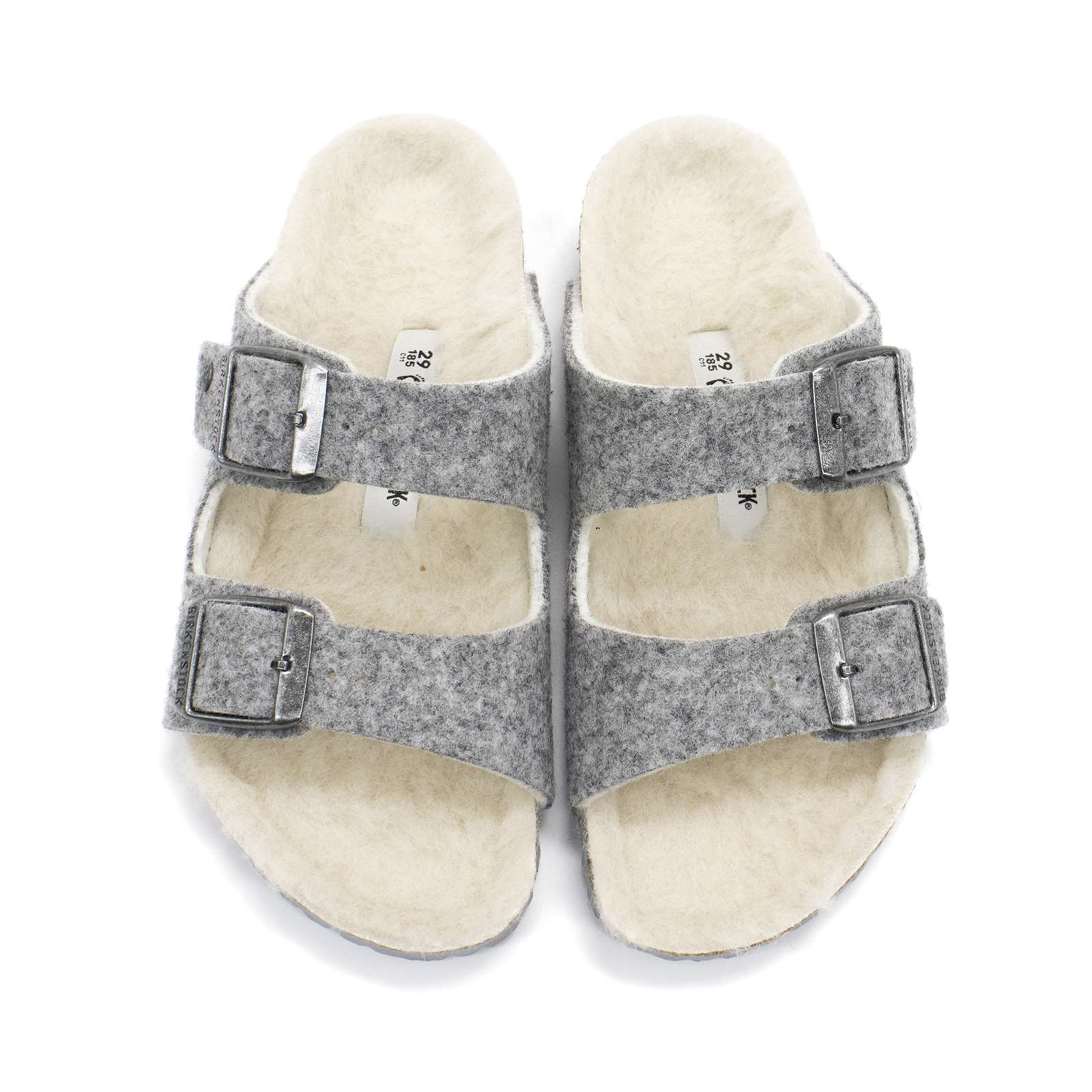 Birkenstock Girl Arizona Rivet Wool Felt Sandals