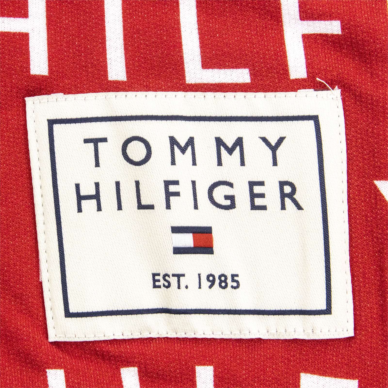 Tommy Hilfiger Men Allover Hilfiger Brush Fleece Crewneck