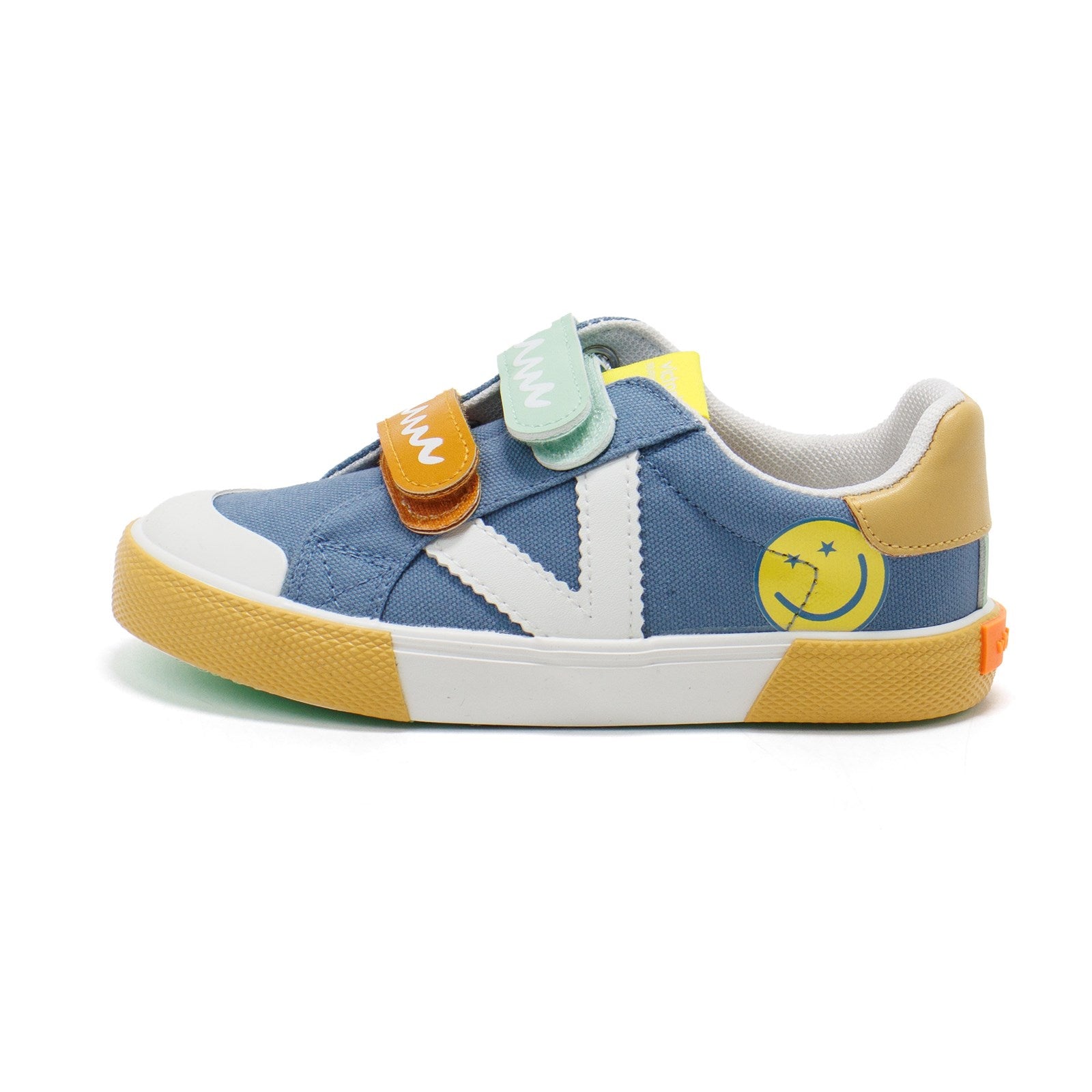 Victoria Boy Tribu Multicolour Print Strap Sneakers