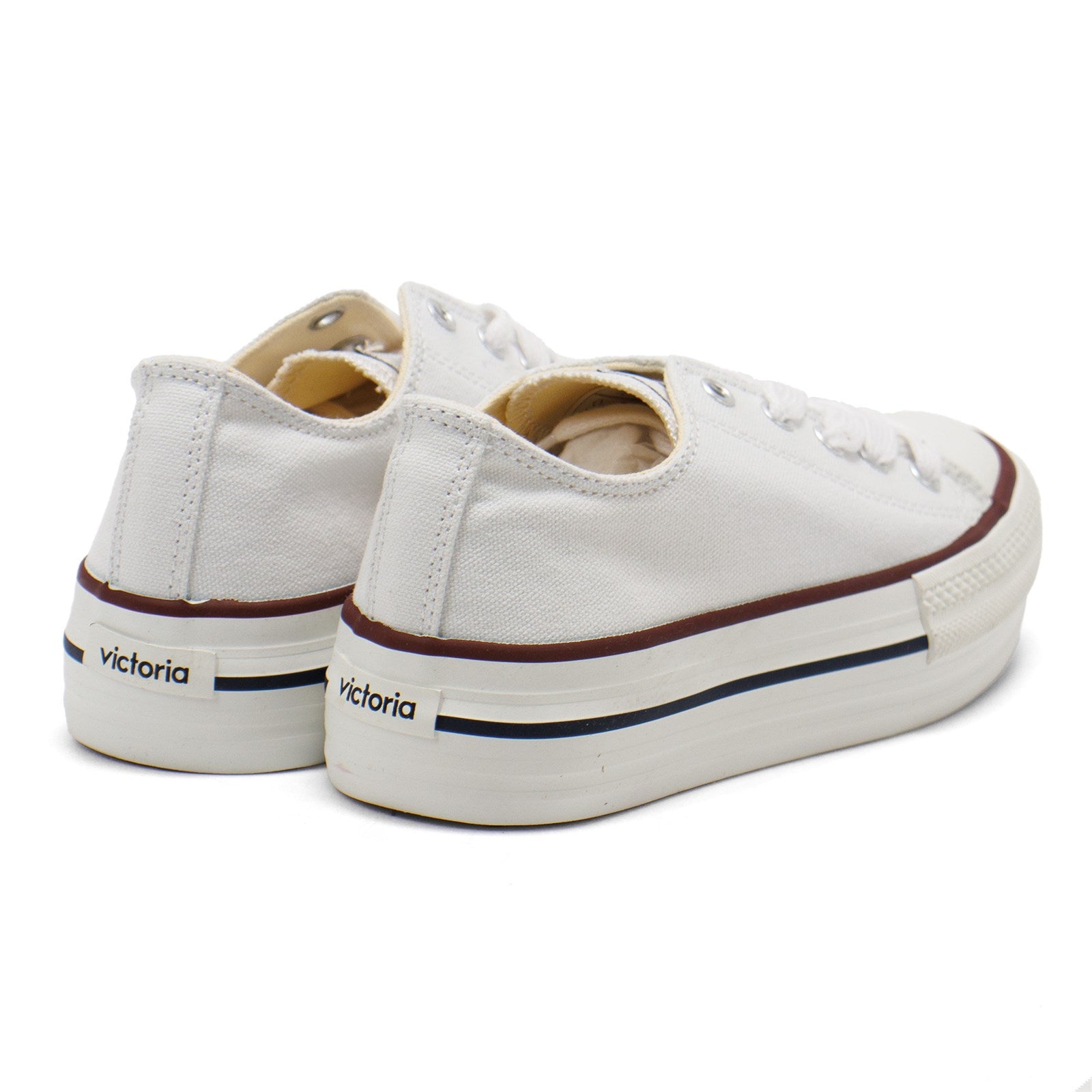 Victoria Girl Tribu Canvas Platform Trainers