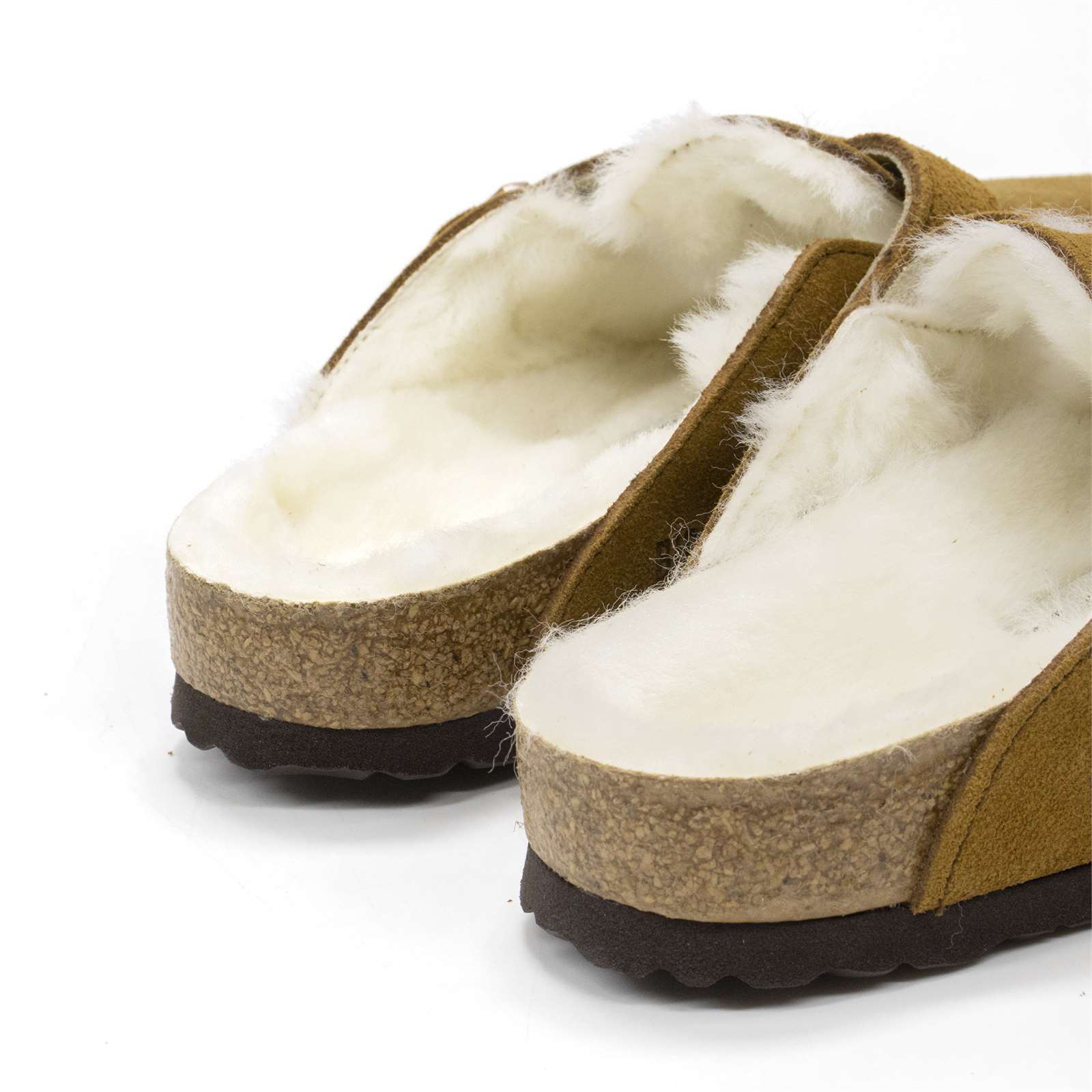 Birkenstock Women Boston Shearling Suede Clogs