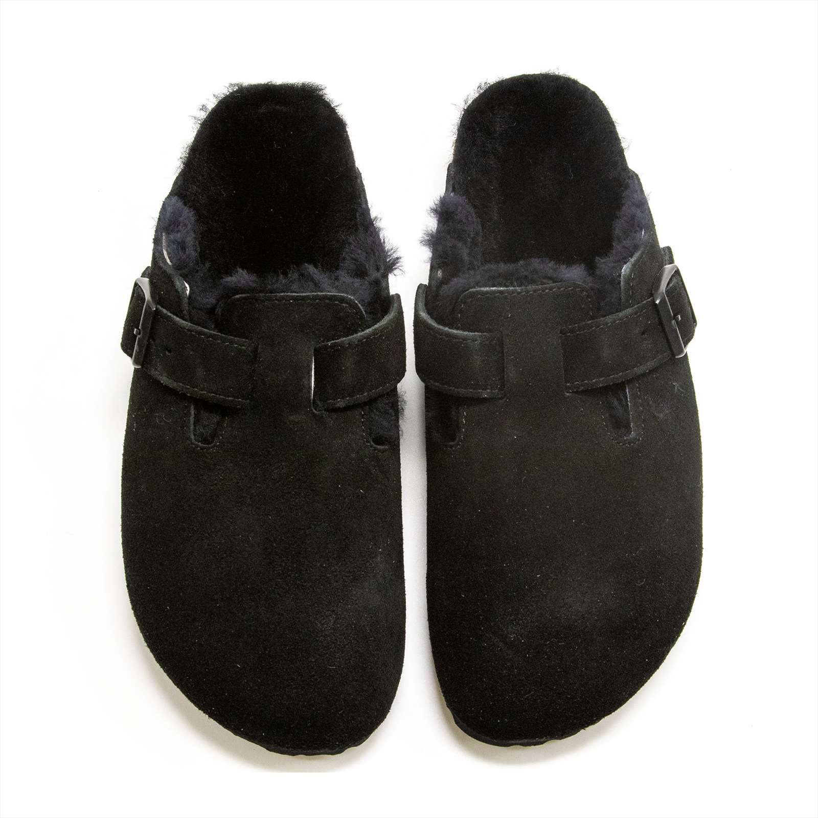 Birkenstock Women Boston Shearling Suede Clogs