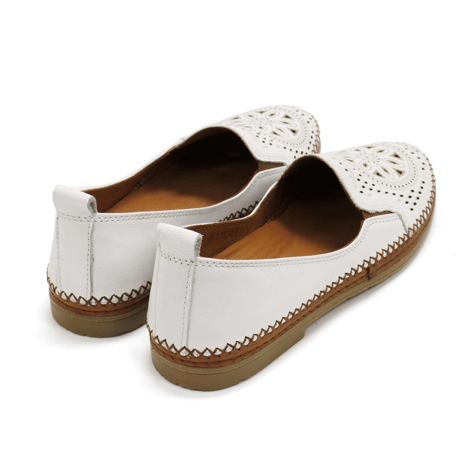 Spring Step Women Ingrid Perforated Leather Slip-On