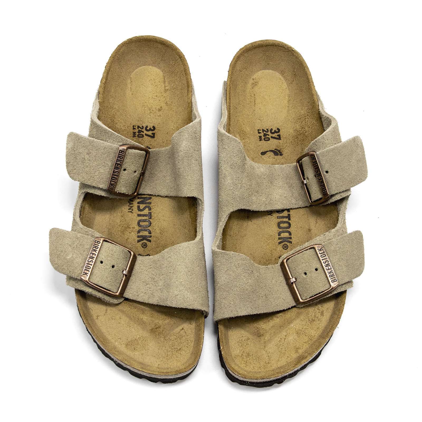 Birkenstock Men Arizona Suede Sandals