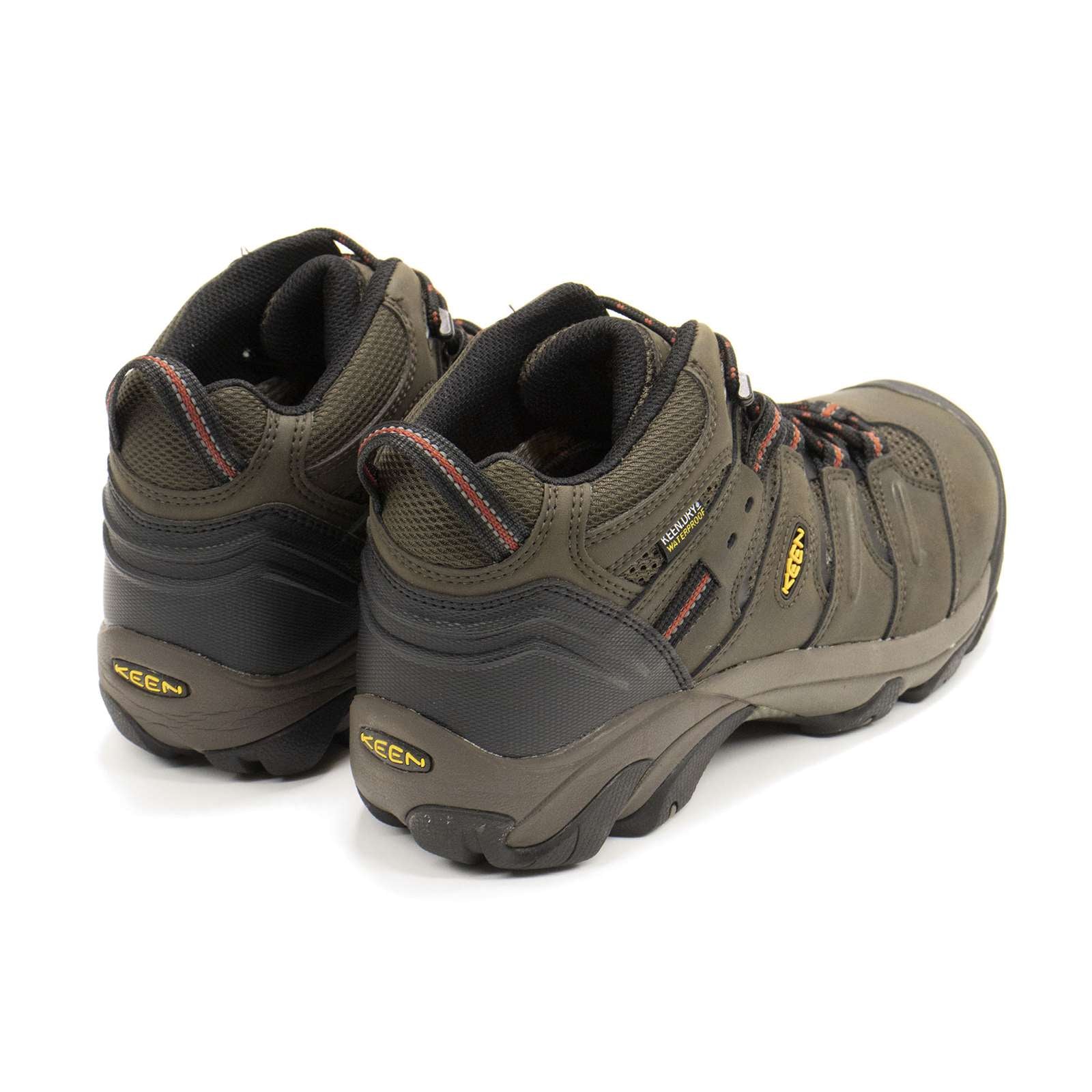 Keen Men Lansing Mid Waterproof Steel Toe Work Shoes