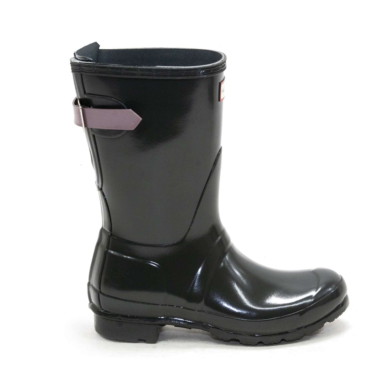 Hunter Women Original Short Back Adjustable Gloss Rain Boots