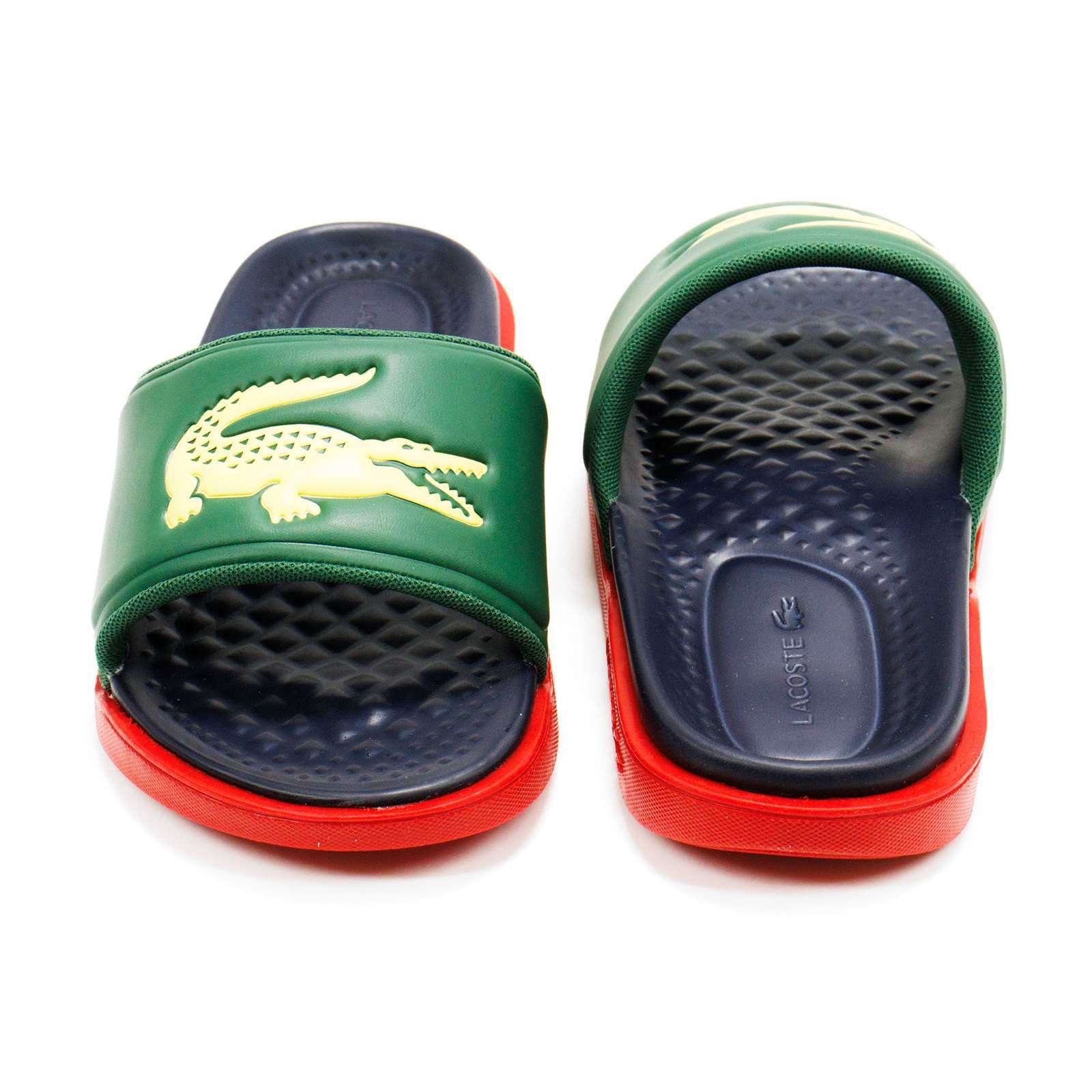 Lacoste Men Croco Dualiste 1122 2 Slide Sandals