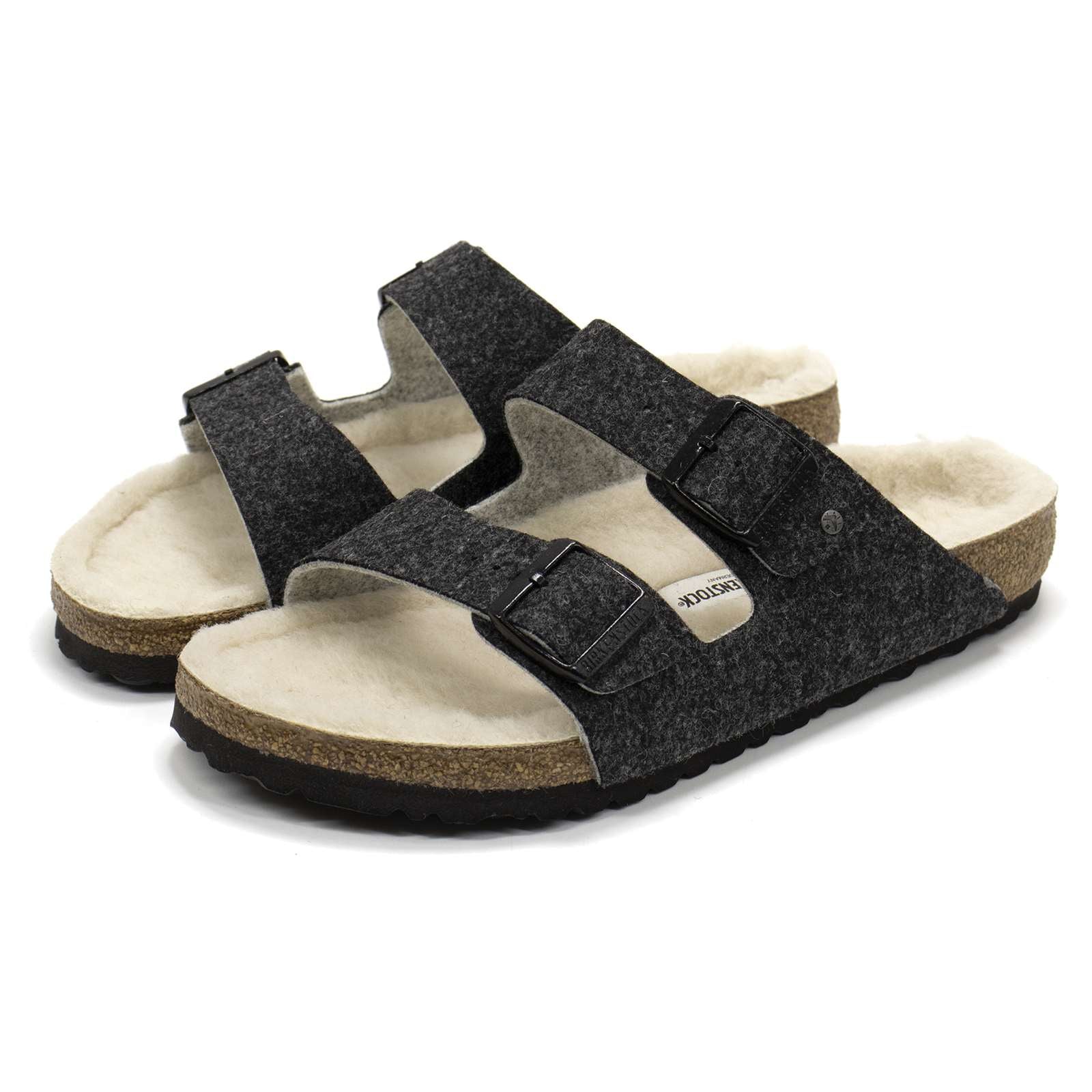 Birkenstock Men Arizona Rivet Wool Felt Sandals
