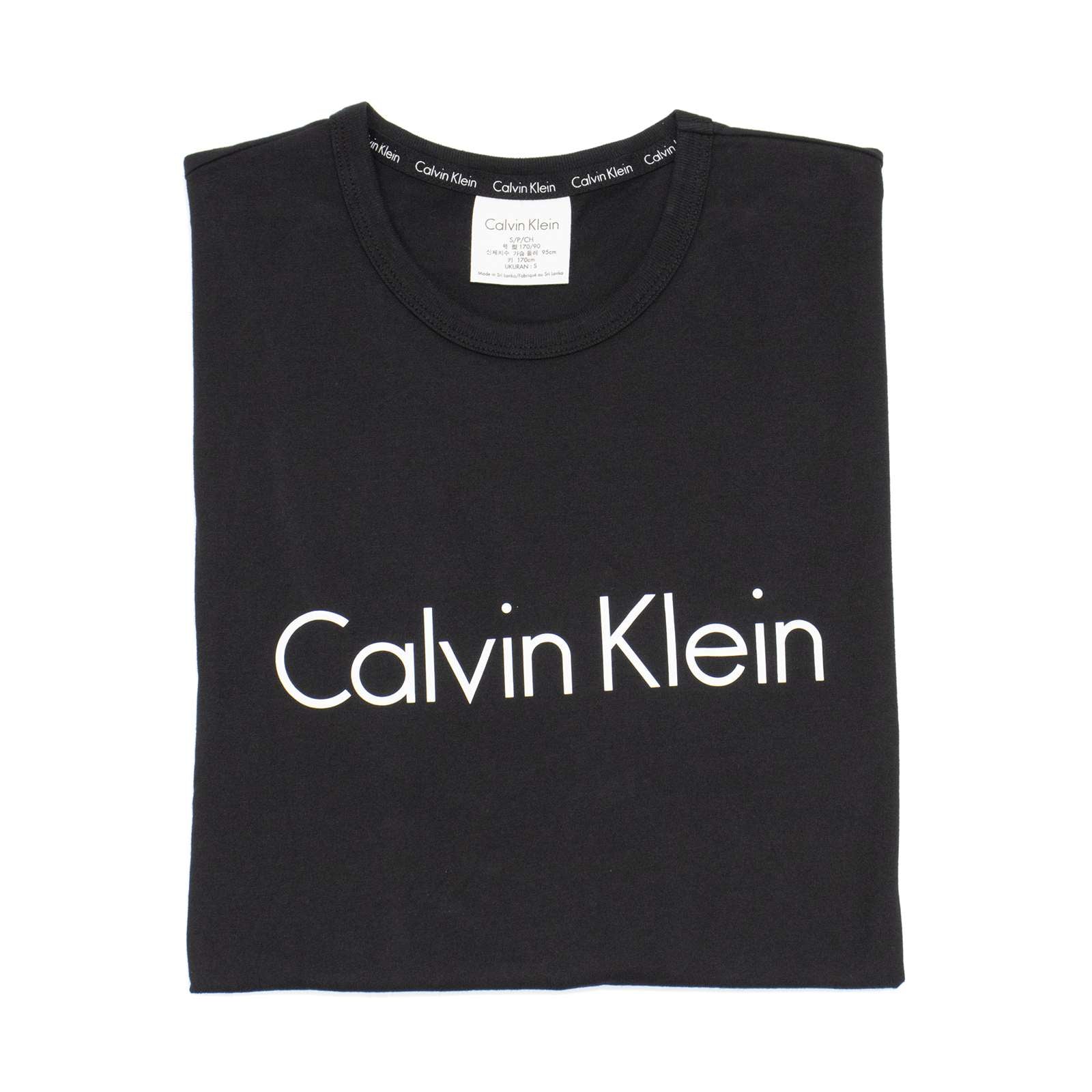 Calvin Klein Men Comfort Cotton Logo Crew Neck Tshirt