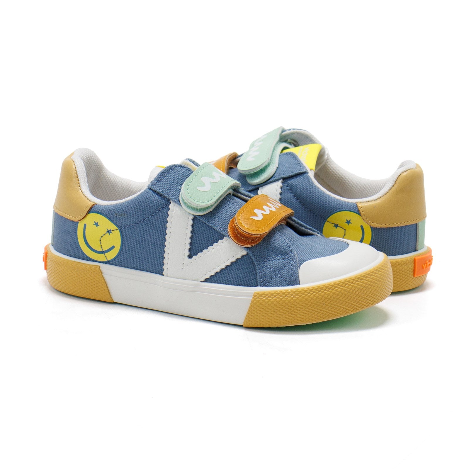 Victoria Boy Tribu Multicolour Print Strap Sneakers