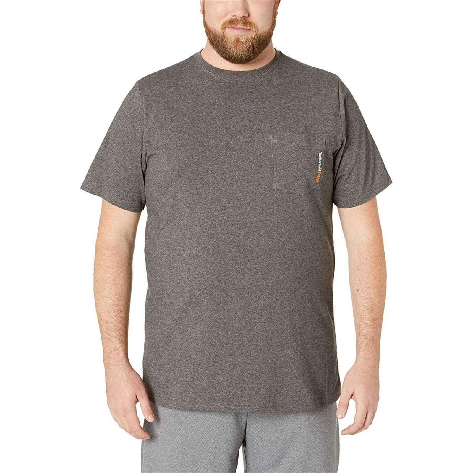 Timberland Pro Men B&T Base Plate Blended Short Sleeve T-Shirt