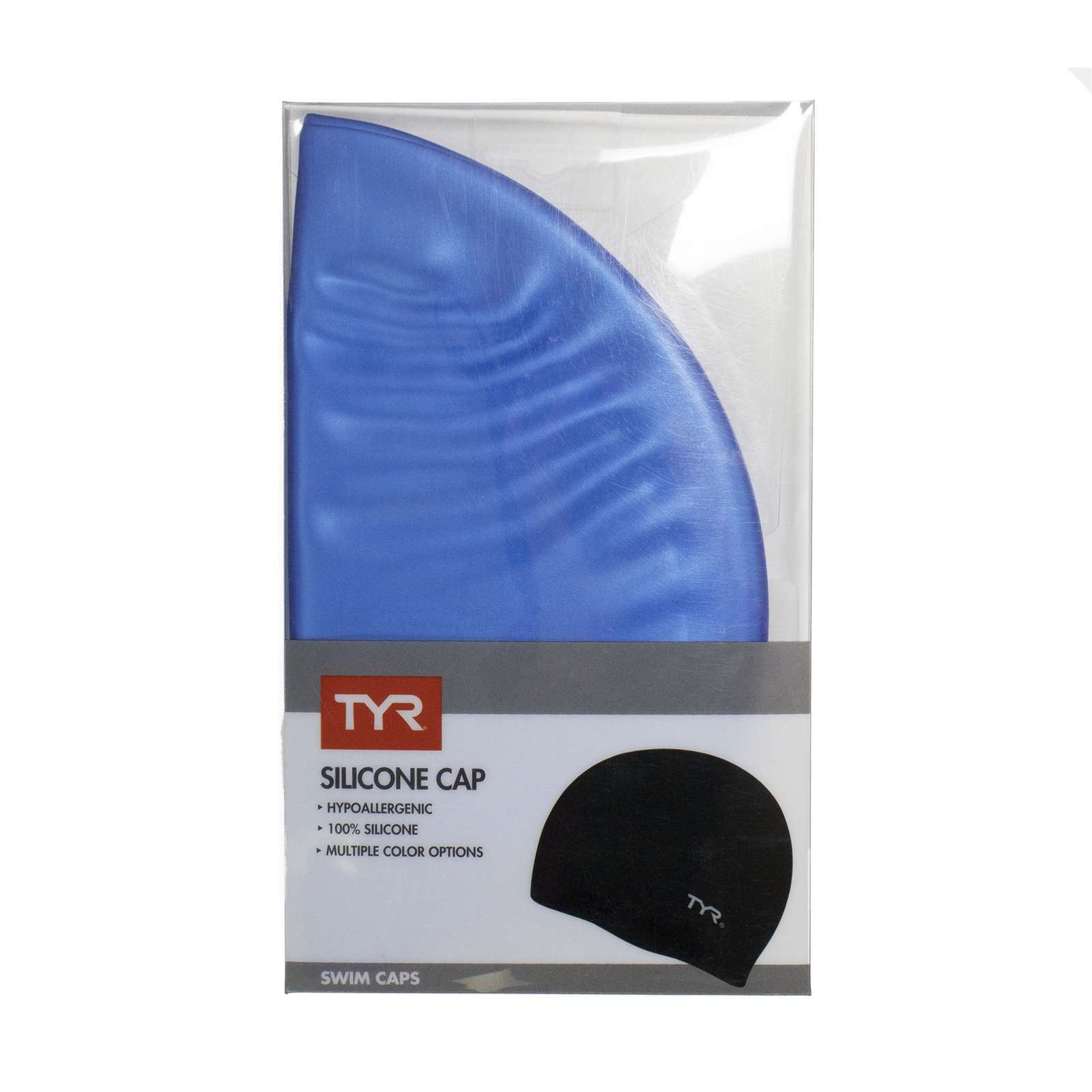 Tyr Men Silicone Swimming Cap No Wrinkle