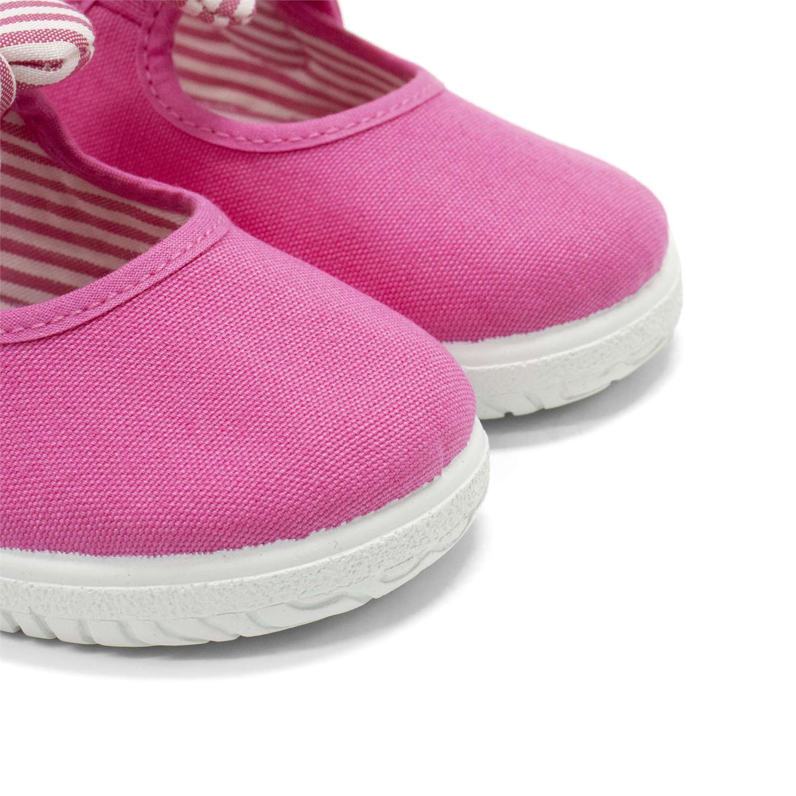 Victoria Toddler Slip On Canvas Bow Shoes