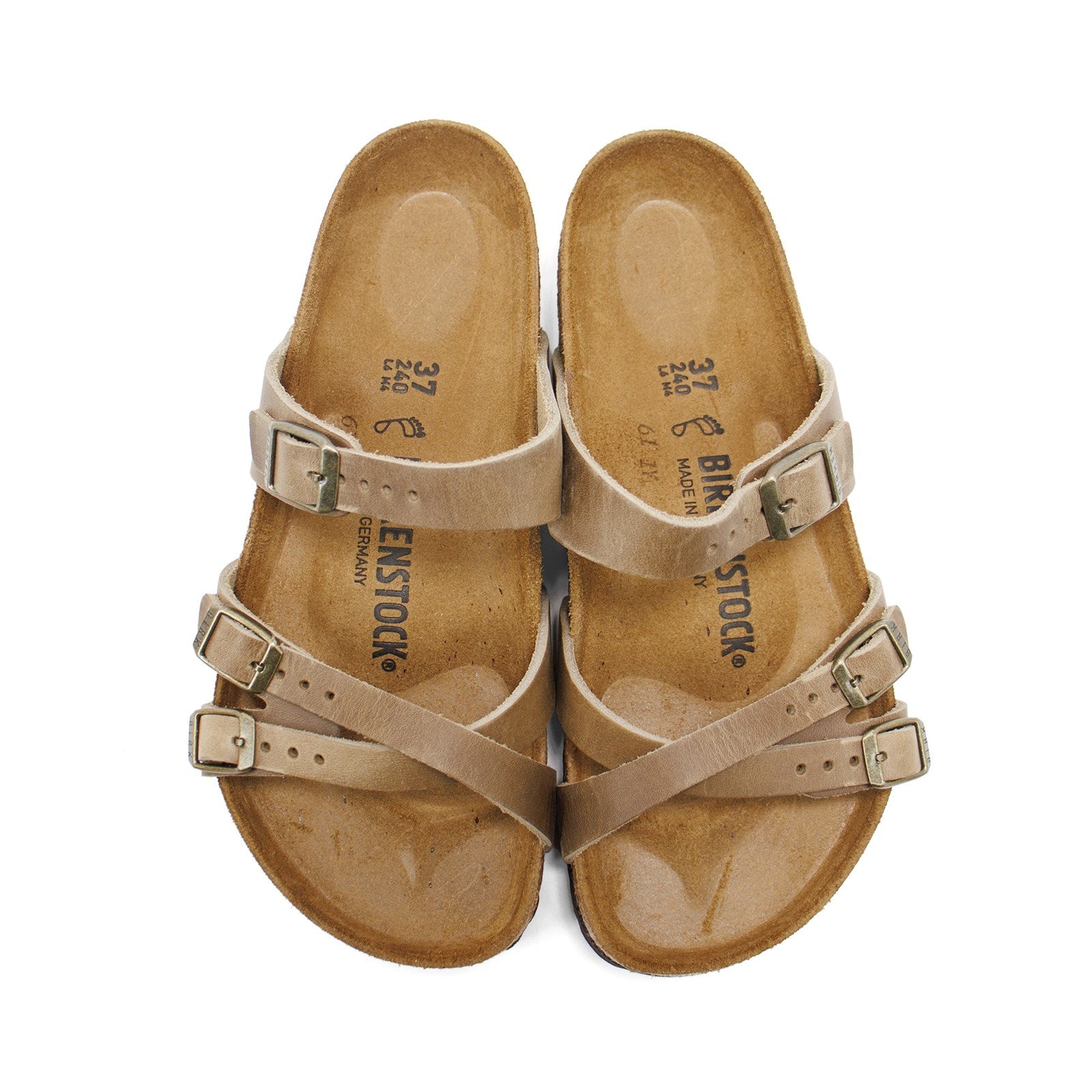 Birkenstock Women Franca Oiled Leather Sandals