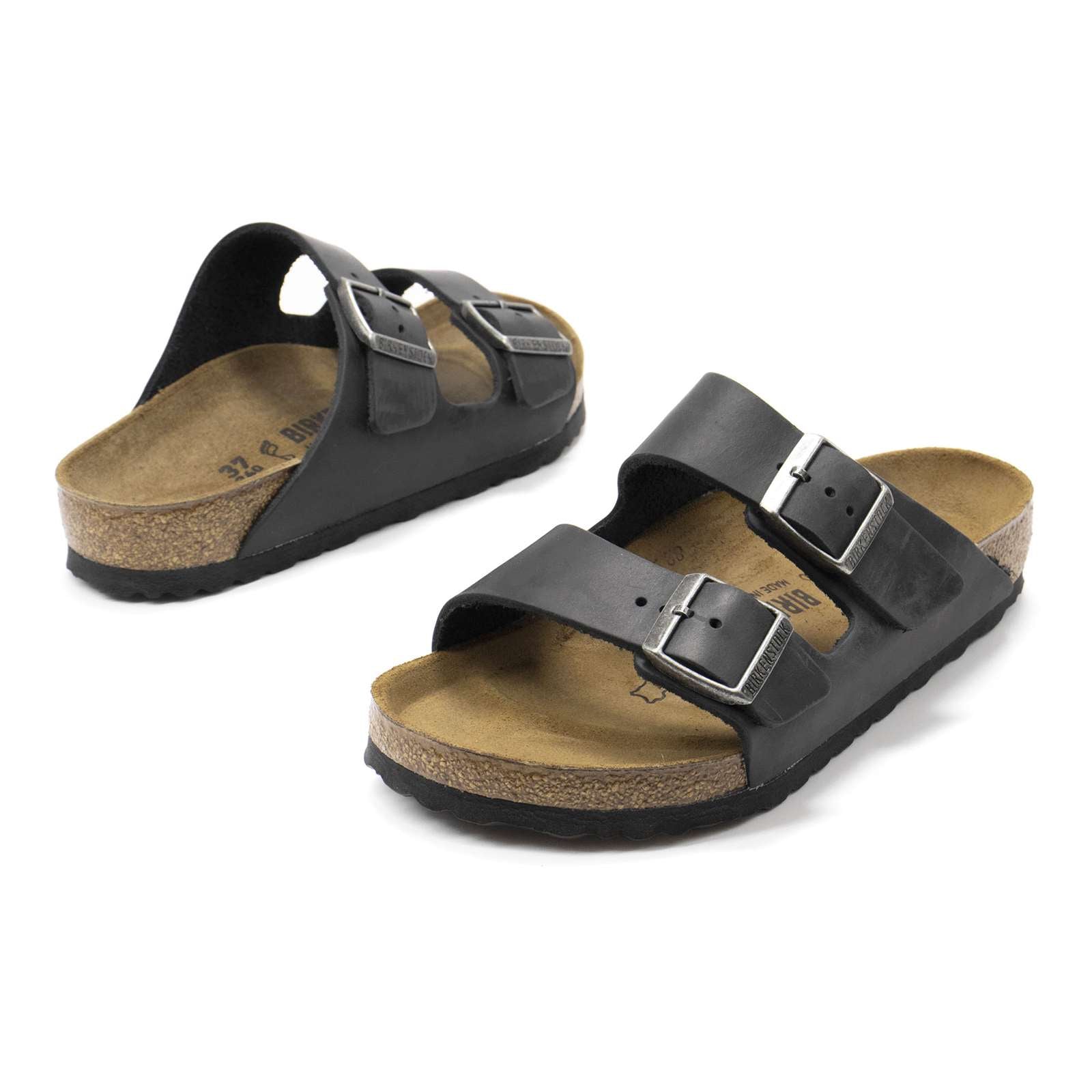 Birkenstock Men Arizona Oiled Leather Sandals