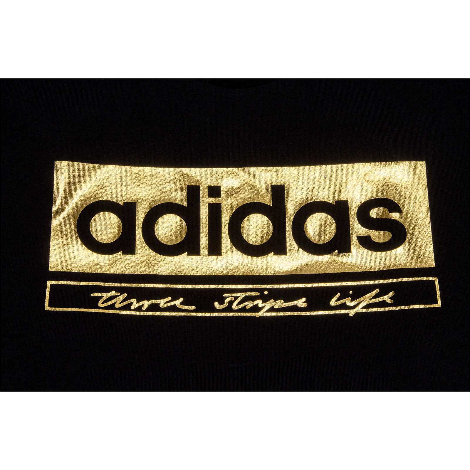 Adidas Women Foil Grahic Crew Neck Tee